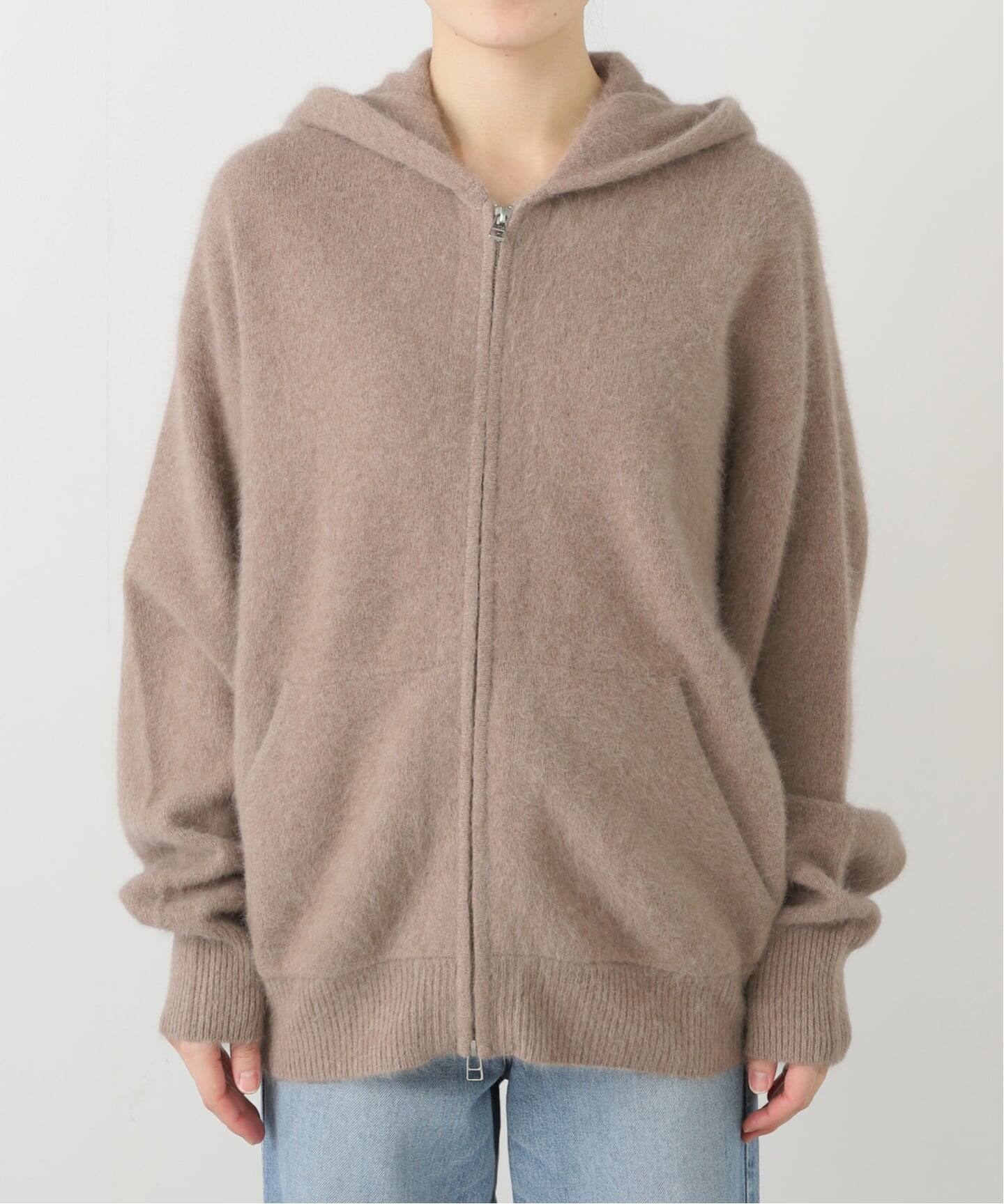 ジップアップフーディー（ニット／セーター）｜IENA（イエナ）の通販