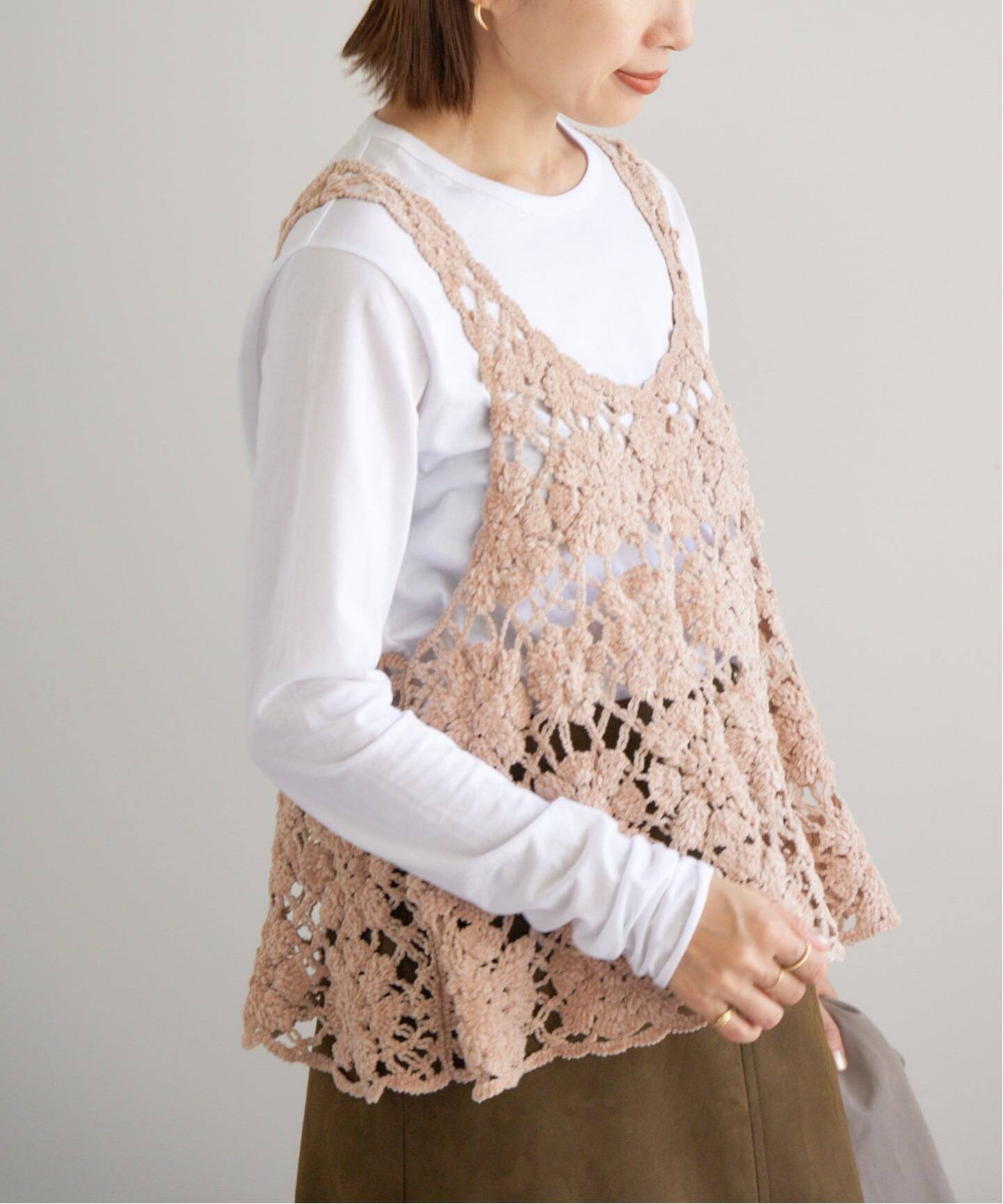 モールヤーンクロシェタンク（ニット／セーター）｜IENA（イエナ）の