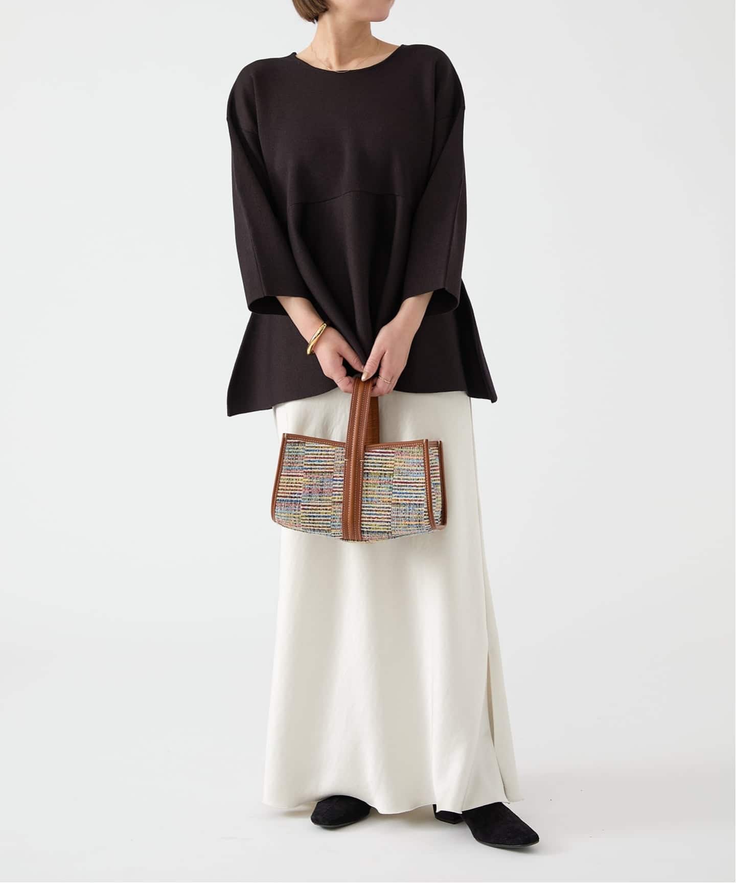 スムースペプラムプルオーバー（ニット／セーター）｜IENA（イエナ）の