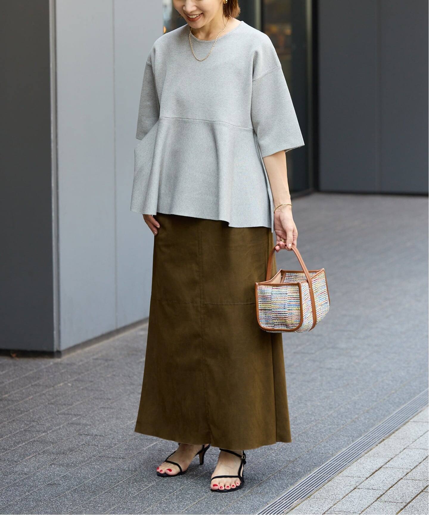 スムースペプラムプルオーバー（ニット／セーター）｜IENA