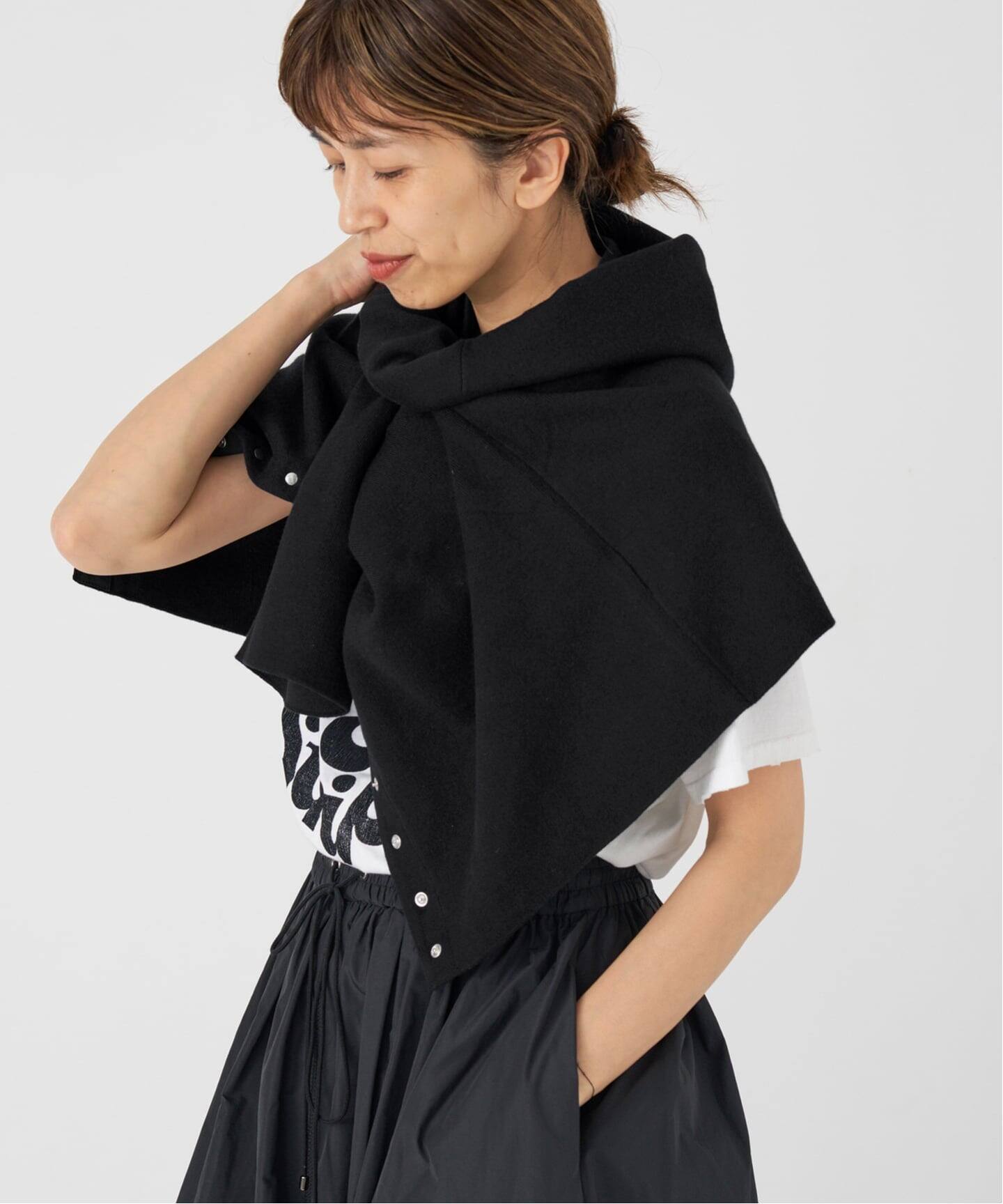 【2024】IENA　イエナ　ダブルフェイス スナップカーディガン 追加》ダブルフェイススナップカーディガン（カーディガン