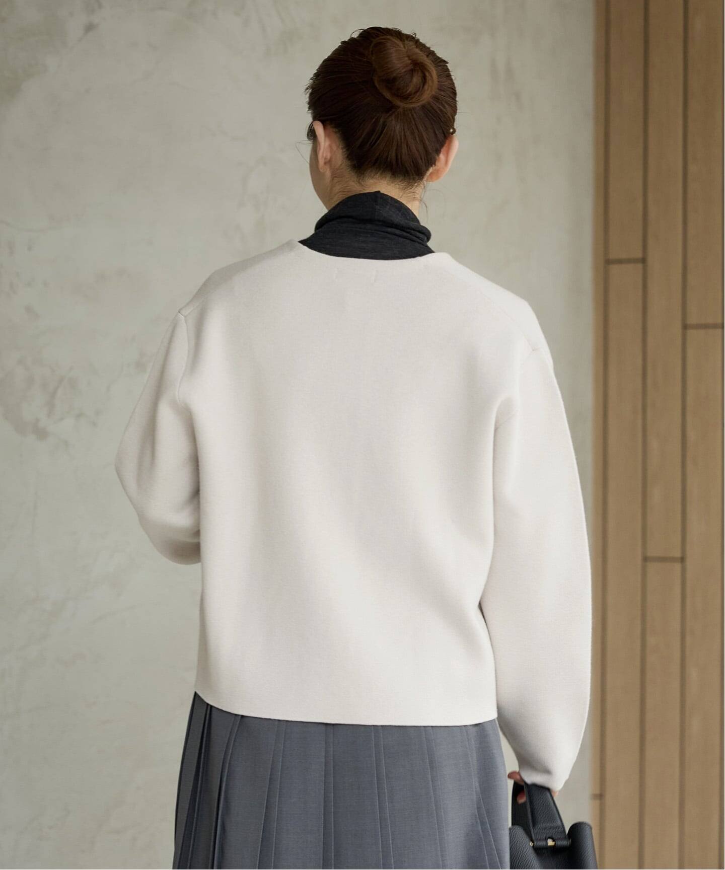 追加》ダブルフェイススナップカーディガン（カーディガン）｜IENA