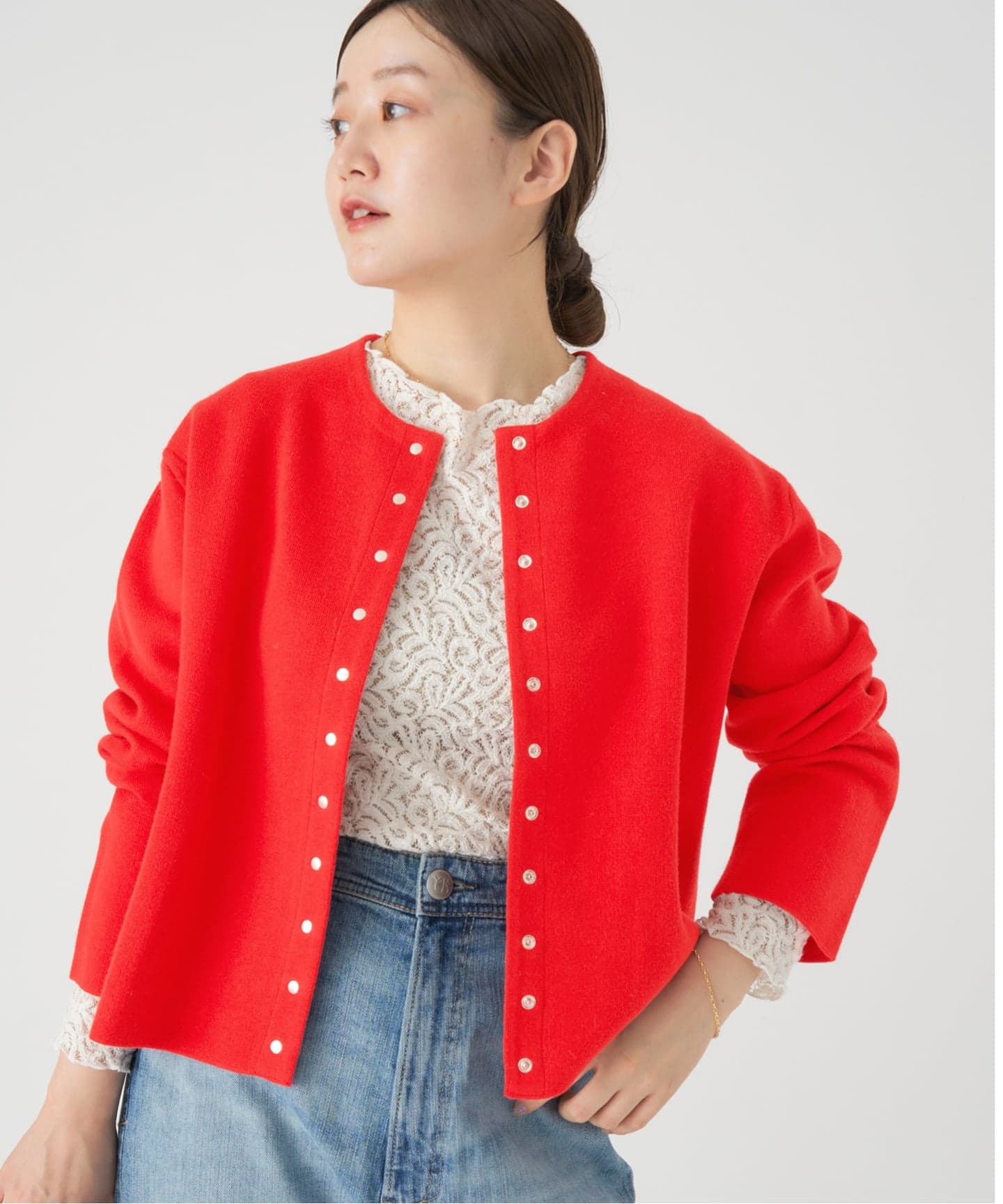 イエナ ダブルフェイススナップカーディガン2024 ダブルフェイススナップカーディガン | イエナ(IENA) | マルイウェブ