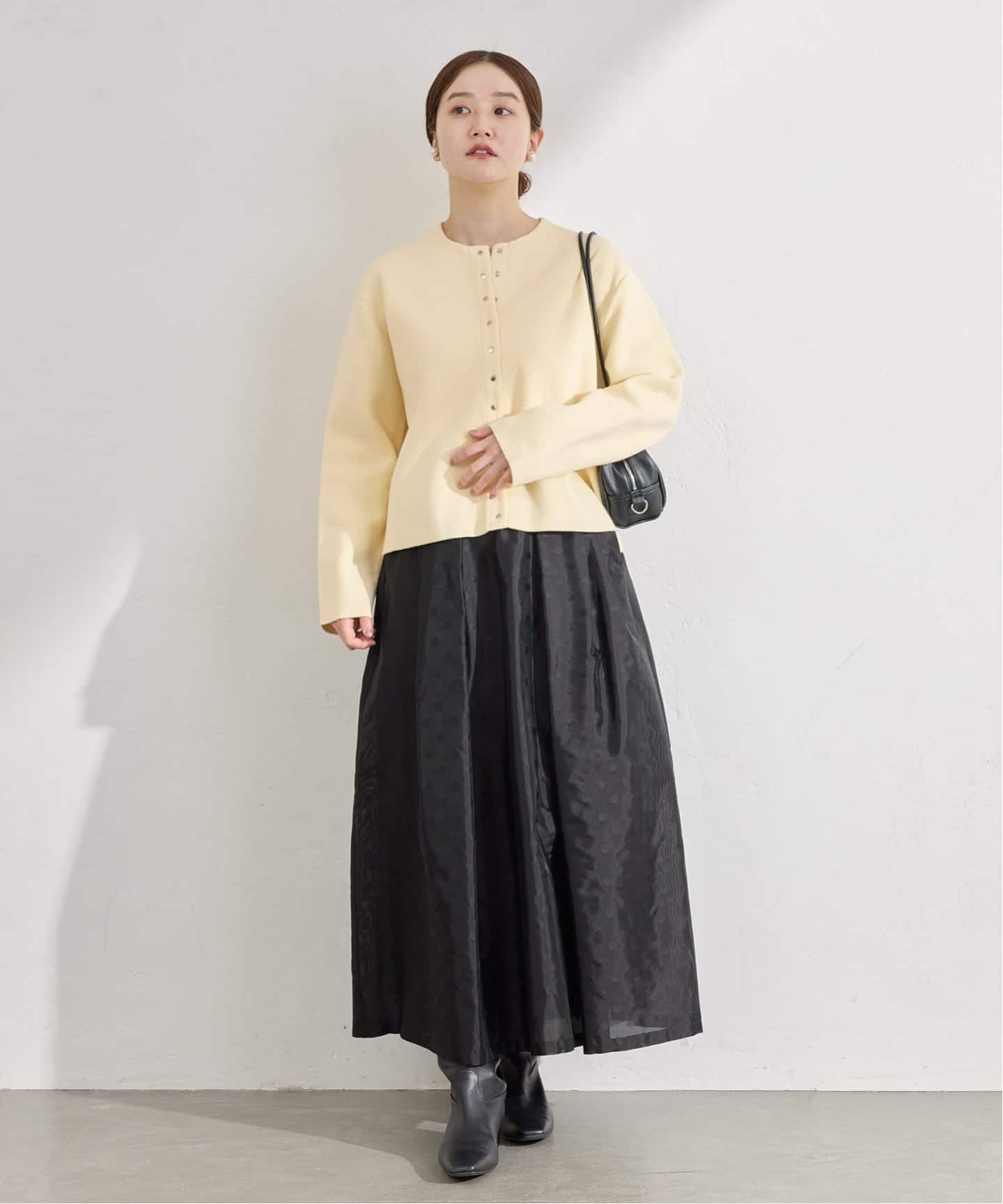 追加2》ダブルフェイススナップカーディガン（カーディガン）｜IENA