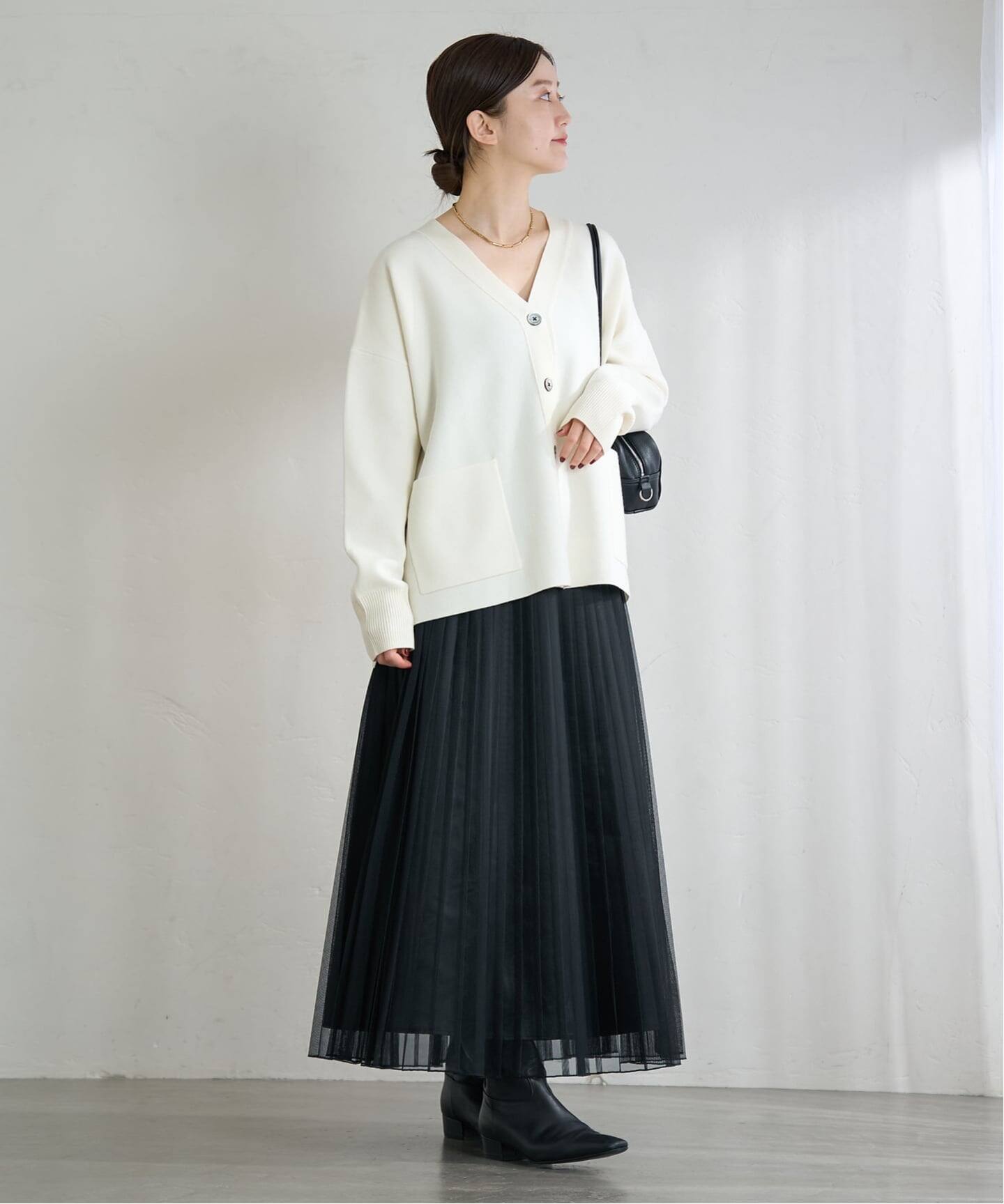 IENA ラミーVネックカーディガン ナチュラル IENA ラミーVネックカーディガン ナチュラル IENA ラミーVネック