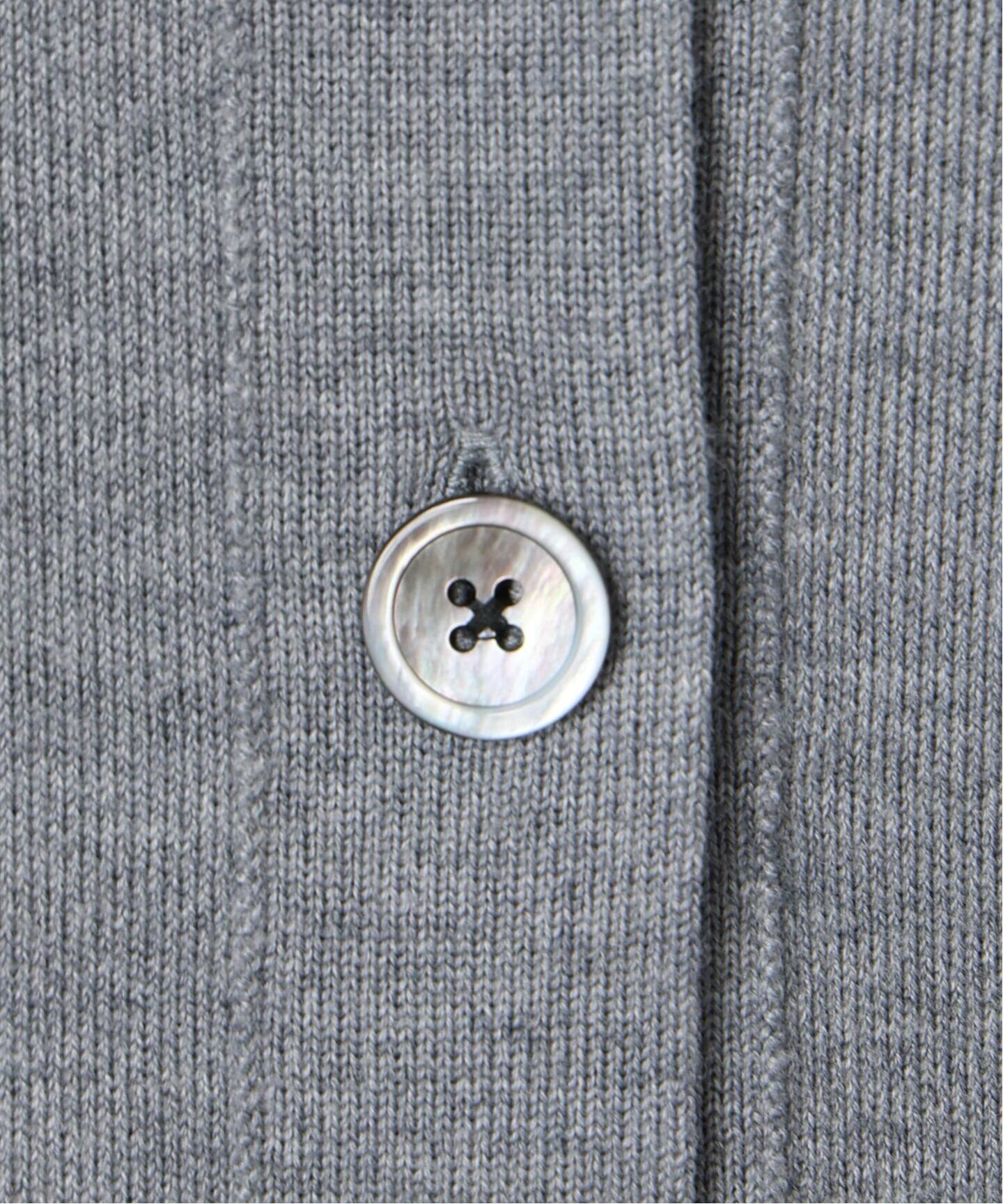 スーパーファインスムースVネックミドルカーディガン（カーディガン