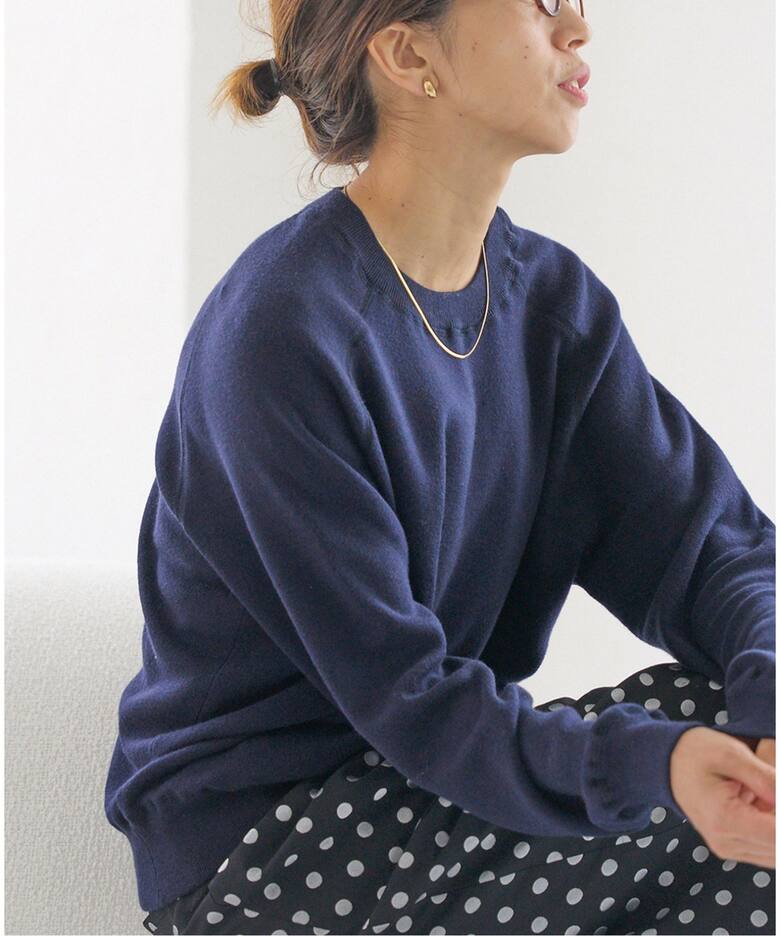 一部カラーWEB限定》スイビコットンプルオーバー（ニット／セーター 