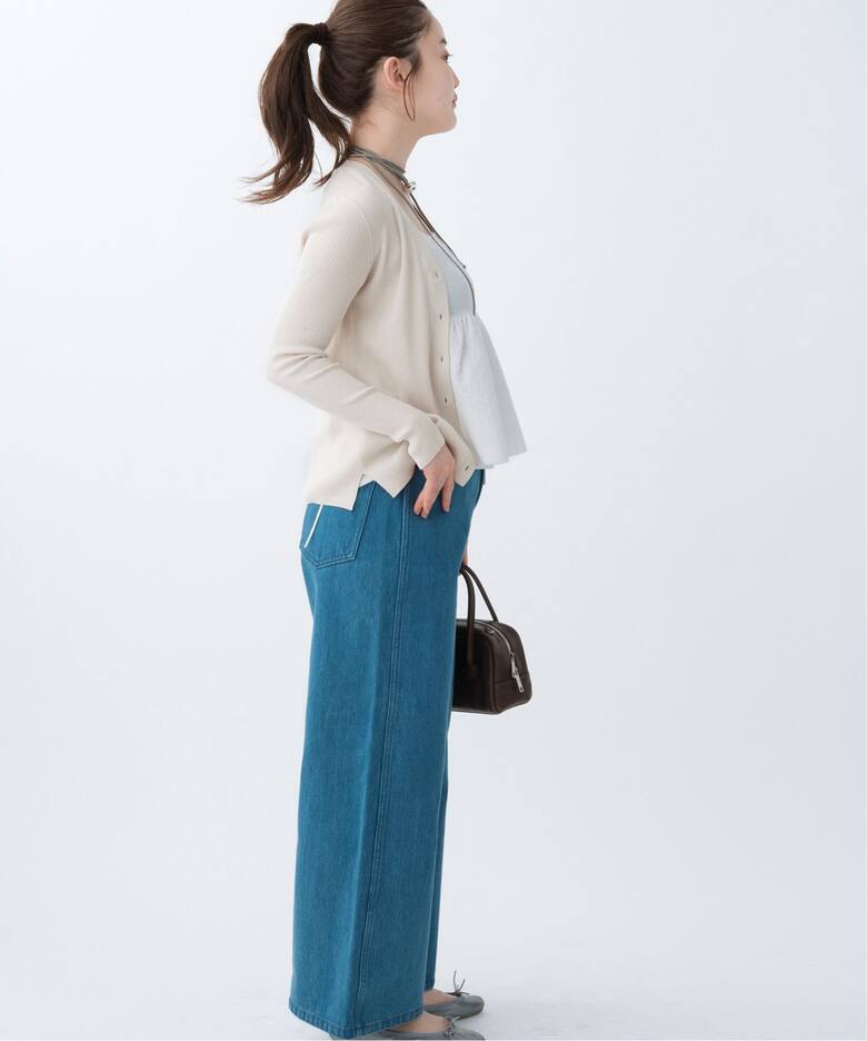 ECO SPLASH リブVネック カーディガン（カーディガン）｜IENA（イエナ  