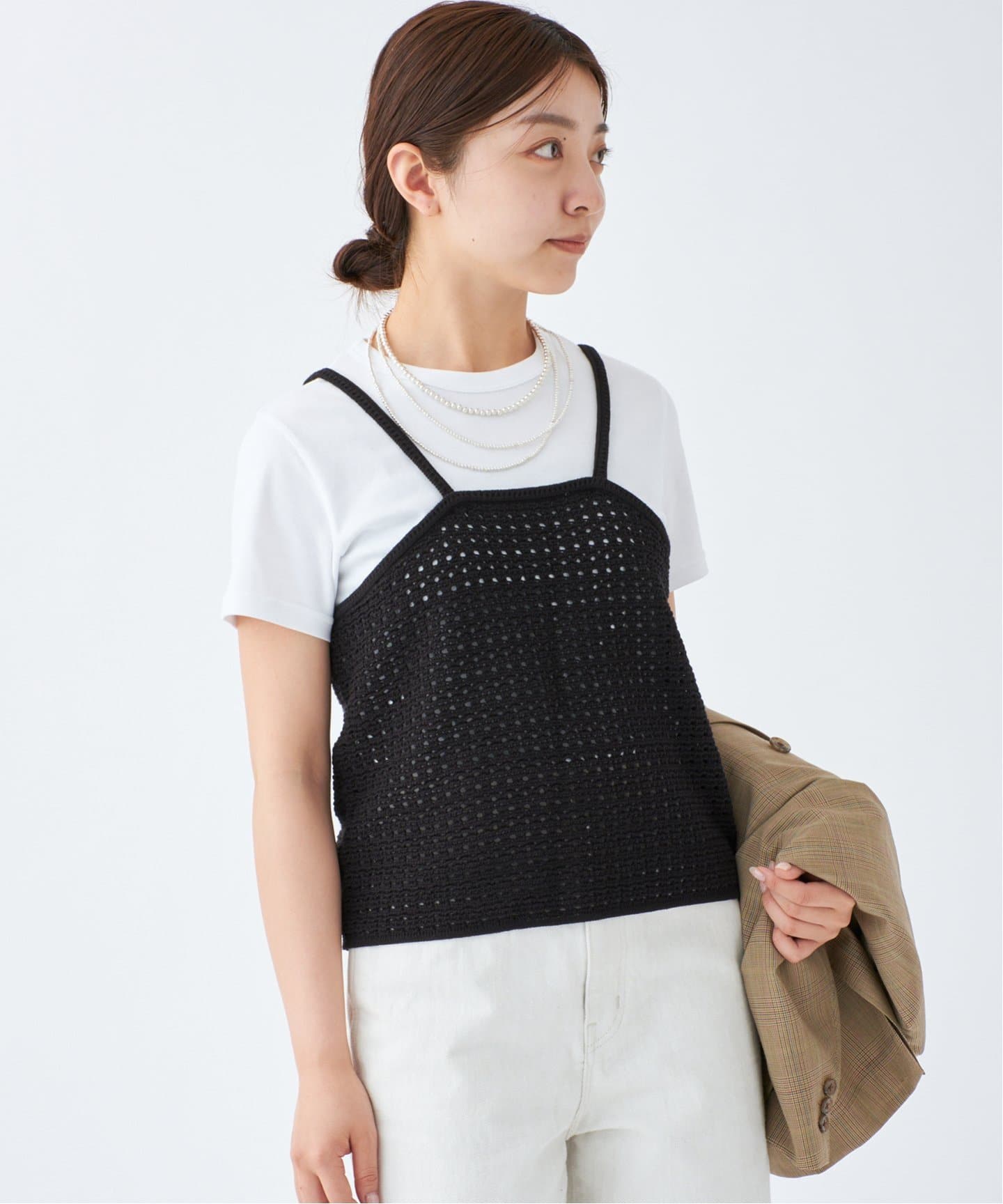 IENA ★ ② カギバリキャミ レディース ブラック ONE SIZE カギバリキャミ（キャミソール）｜IENA（イエナ）の通販｜BAYCREW'S STORE