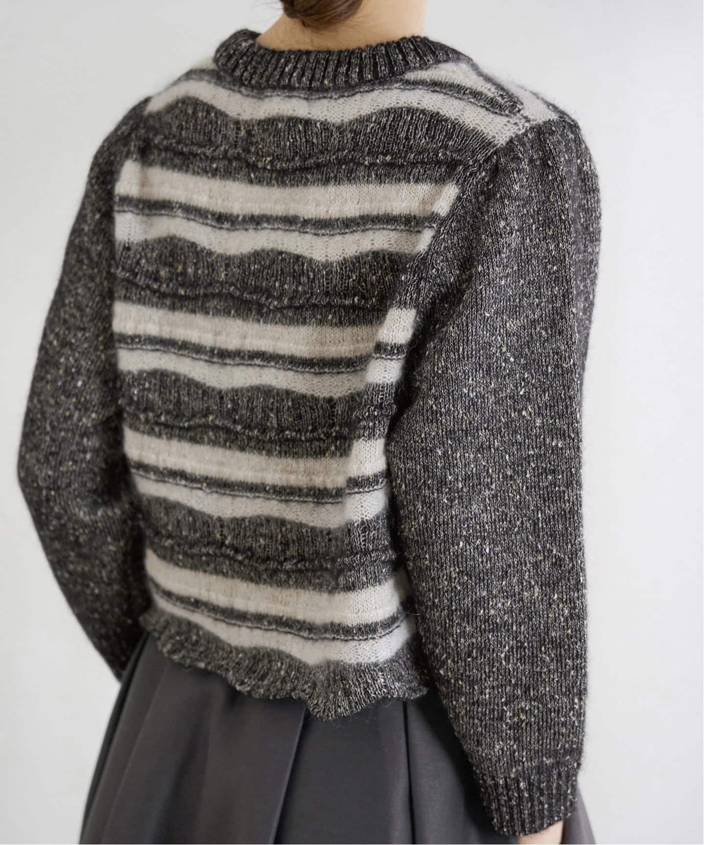 極美品▲IENAイエナ モヘヤ リブ編み ニットセーター 日本製 ふわふわ 極美品△IENAイエナ モヘヤ リブ編み ニットセーター 日本製 ふわふわ