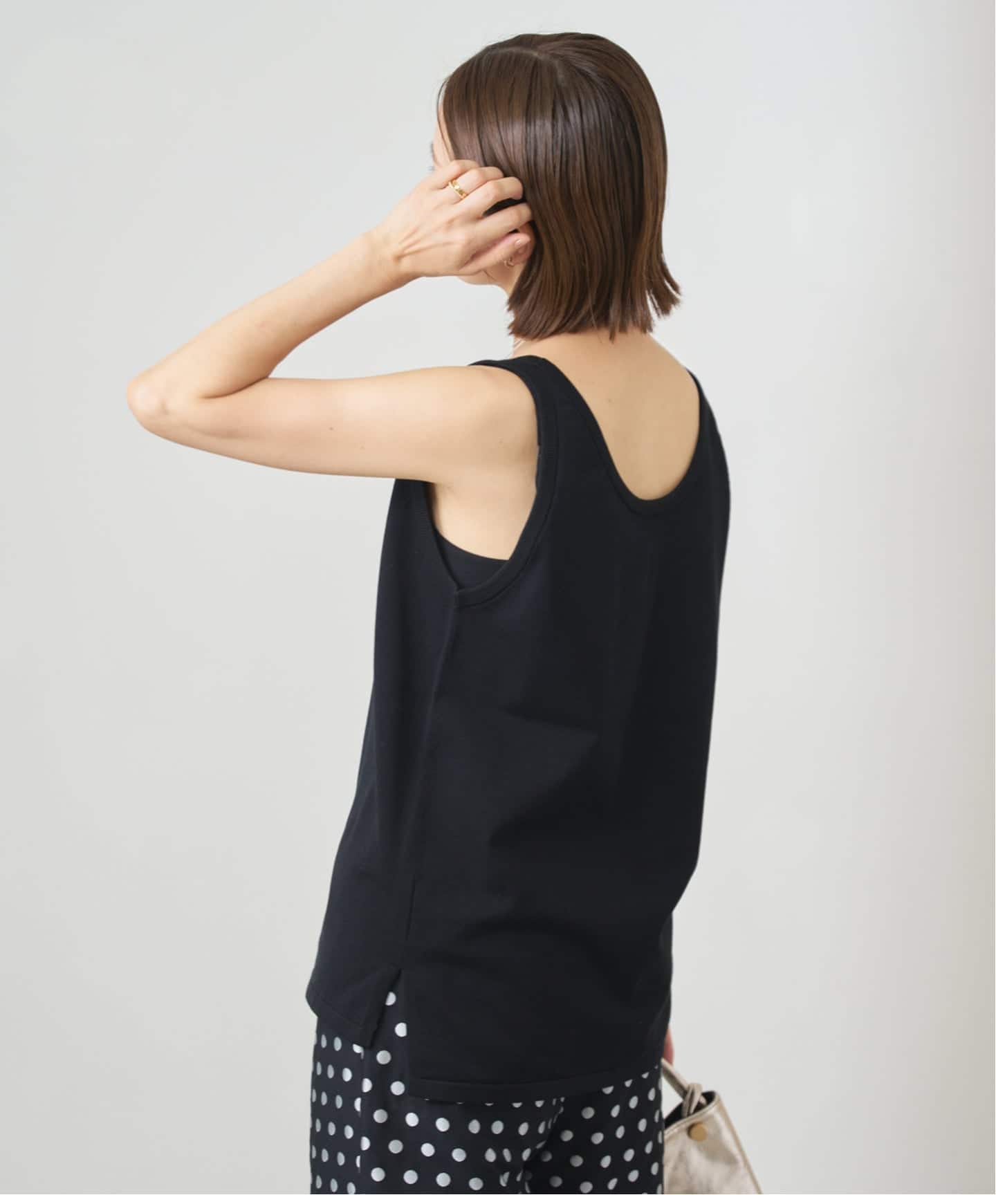 IENA イエナ セーターマシーンノースリーブプルオーバー セーターマシーンノースリーブプルオーバー（Tシャツ