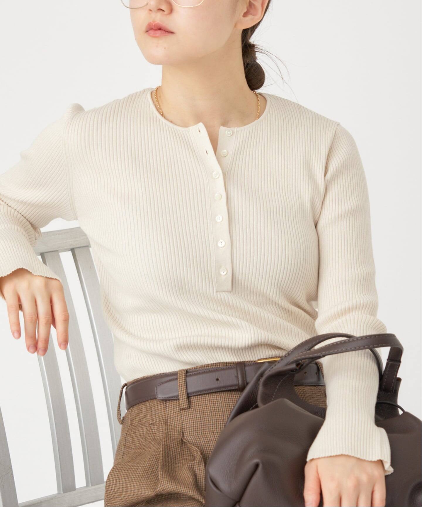 リブヘンリープルオーバー（ニット／セーター）｜IENA（イエナ）の通販