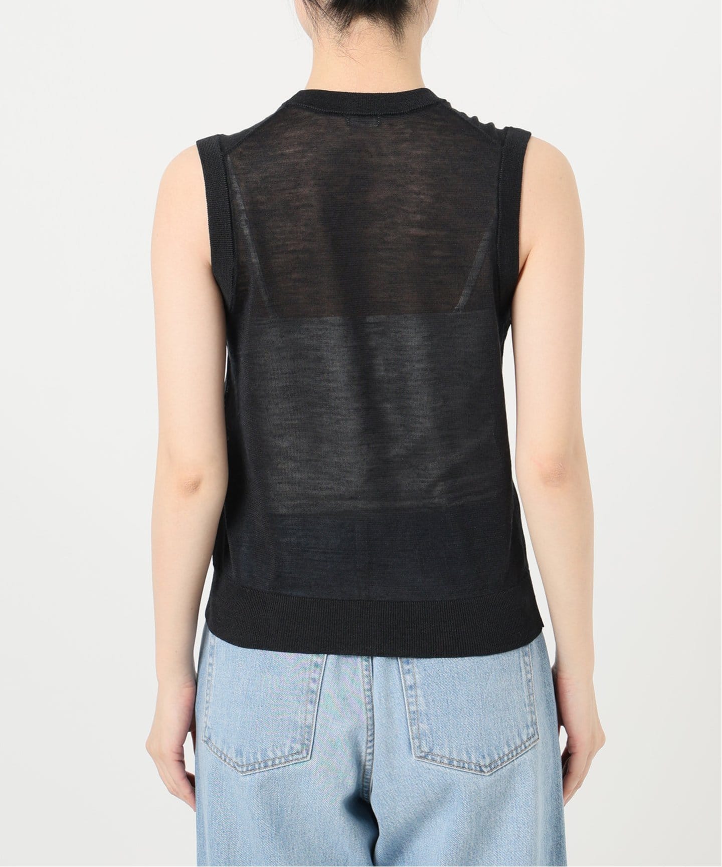 IENA イエナ セーターマシーンノースリーブプルオーバー セーターマシーンノースリーブプルオーバー（Tシャツ