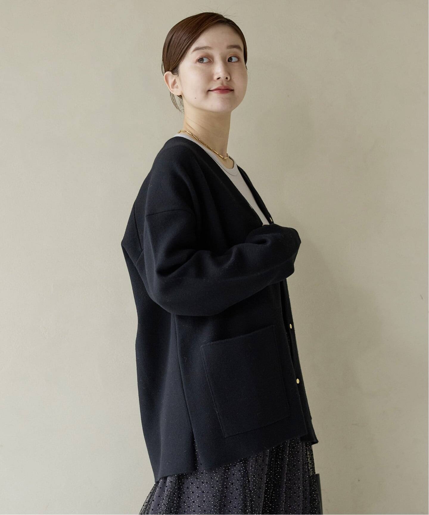 ドットボタンVネックカーディガン（カーディガン）｜IENA（イエナ）の