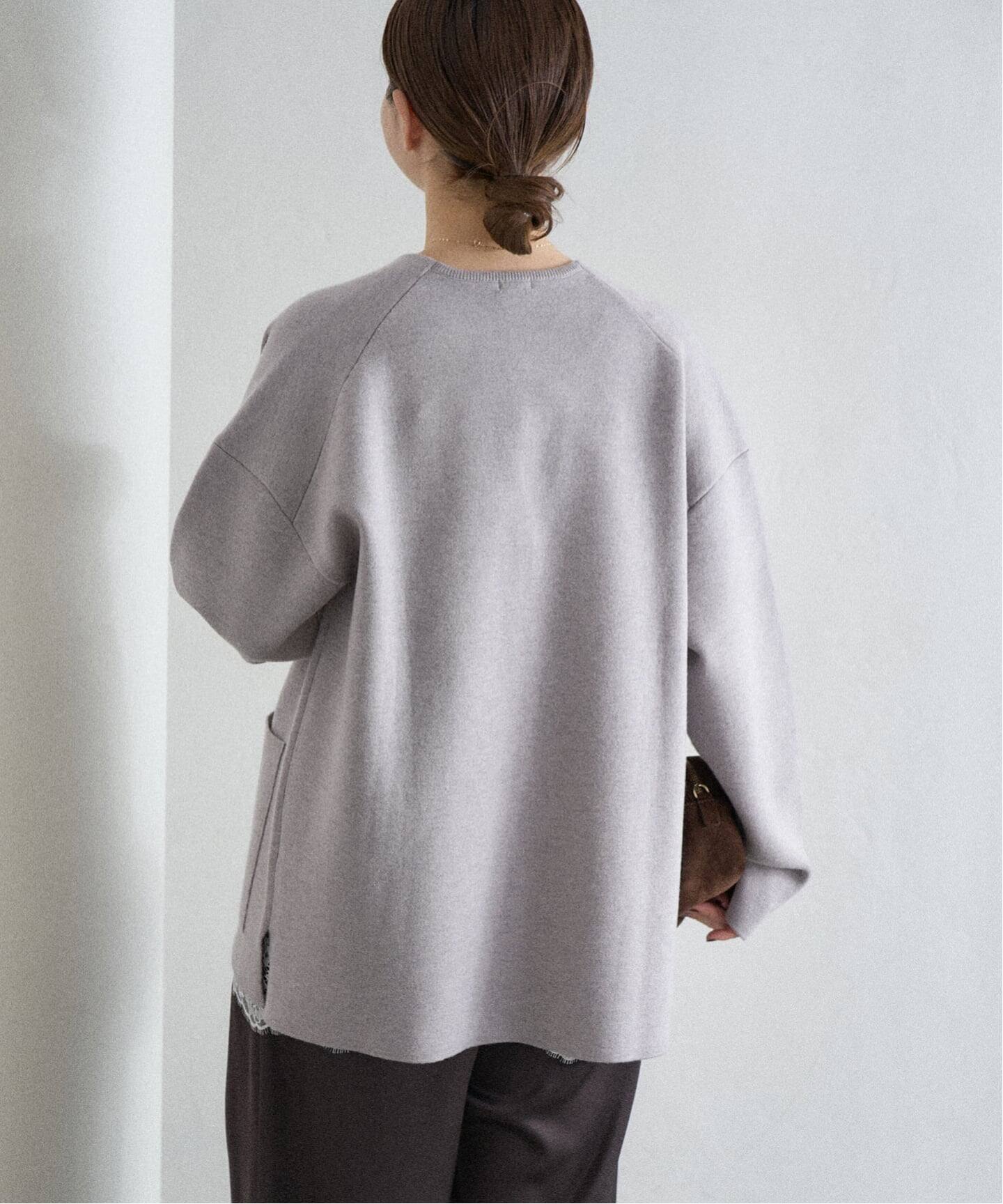 ドットボタンVネックカーディガン（カーディガン）｜IENA