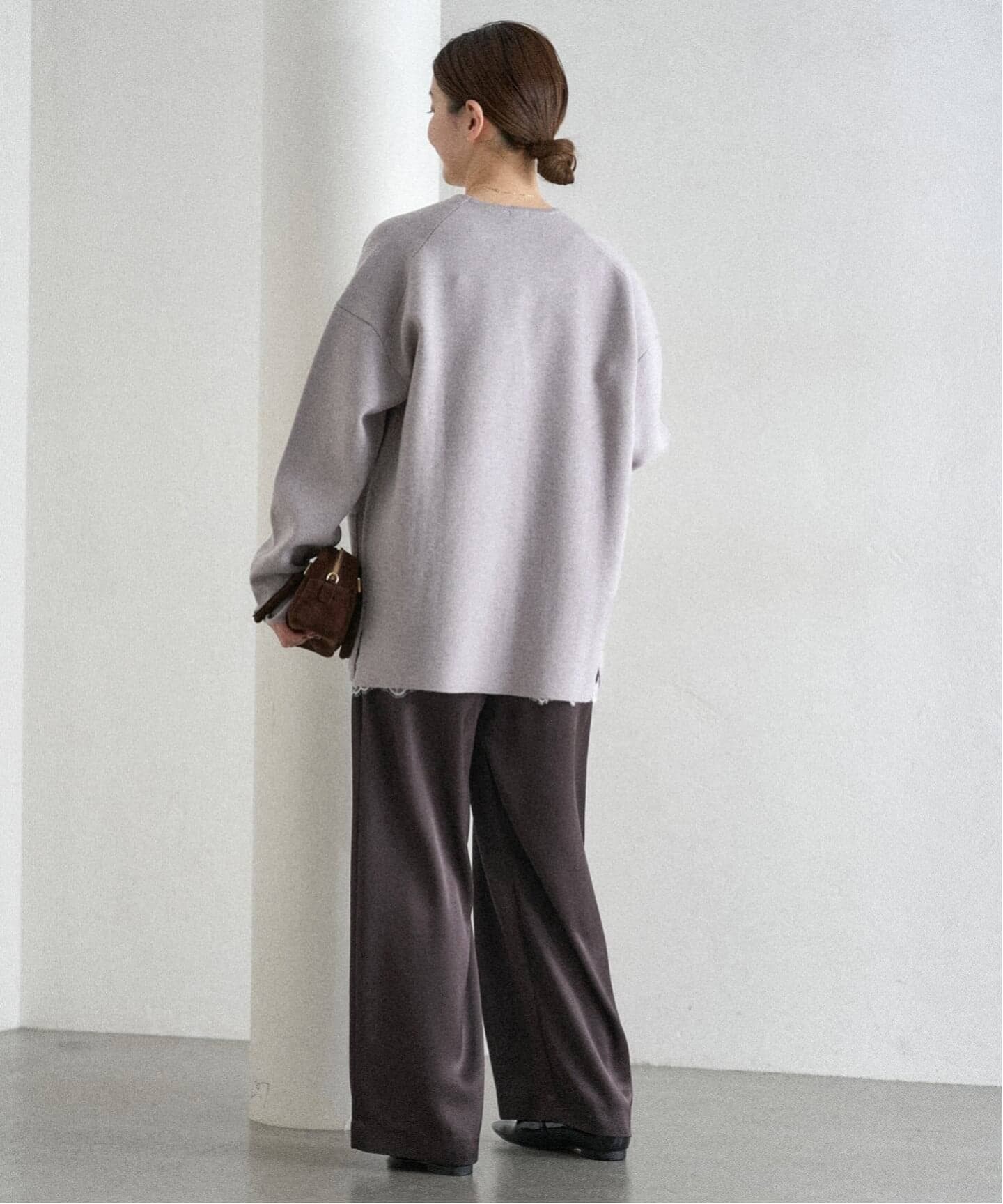 追加》ドットボタンVネックカーディガン（カーディガン）｜IENA