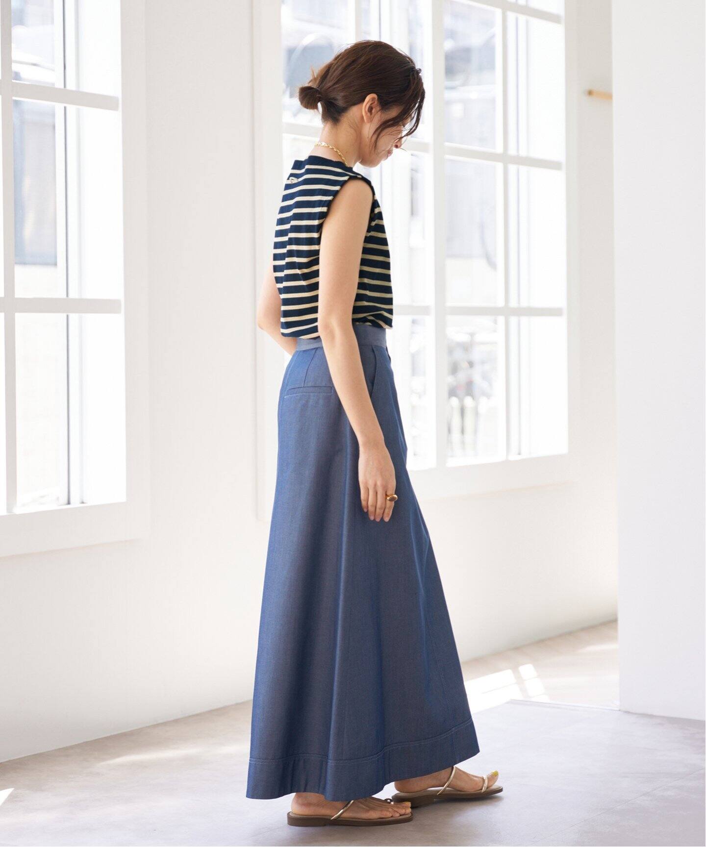 新品タグ付き　 IENA　SEATTLE 度詰め ボーダー ノースリーブ IENA｜《追加》SEATTLE 度詰め ボーダー ノースリーブ | Rakuten