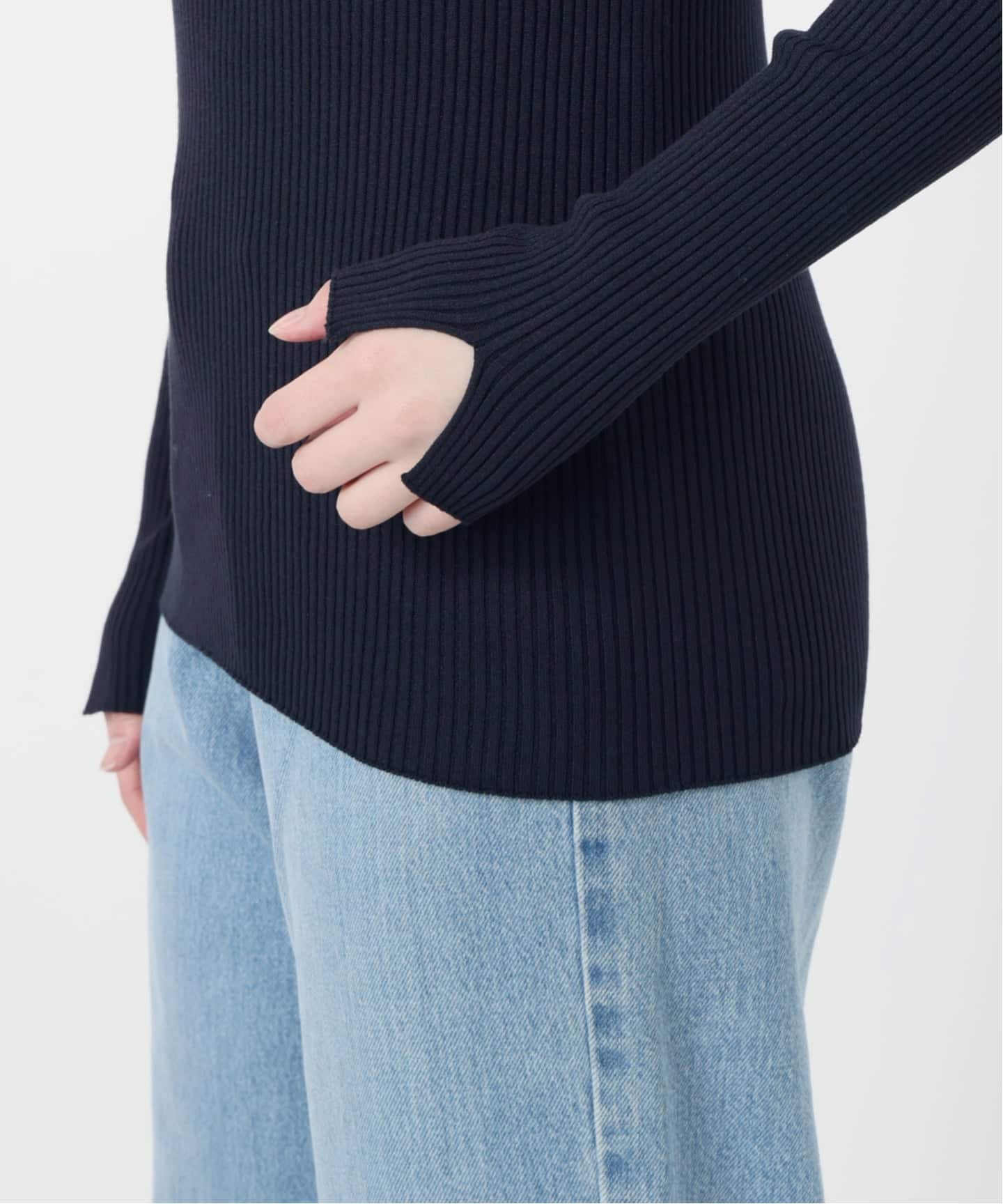 追加予約》レース襟 RIBホールガーメントプルオーバー（ニット