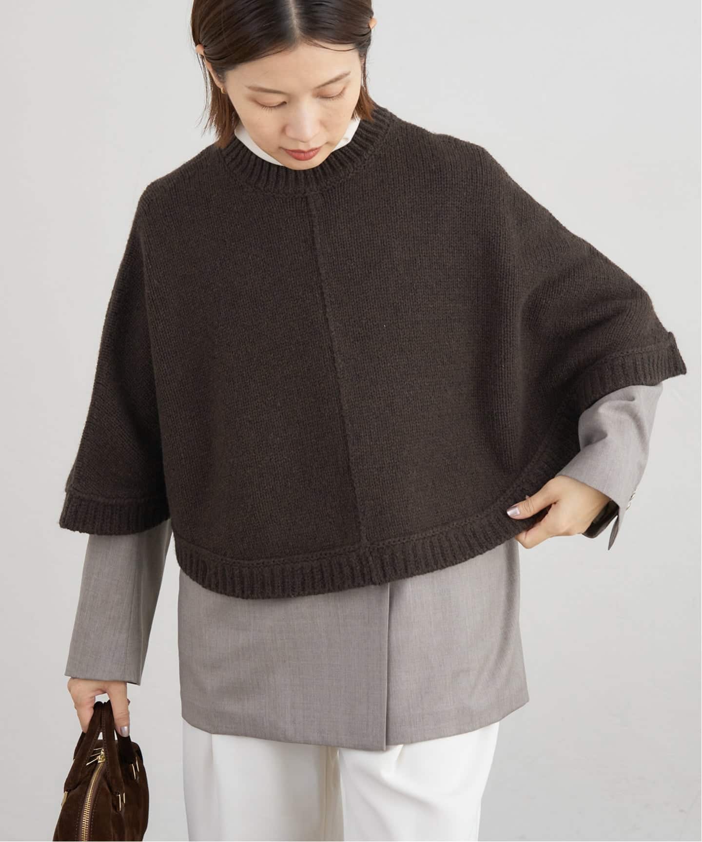 ポンチョプルオーバー（ニット／セーター）｜IENA（イエナ）の通販