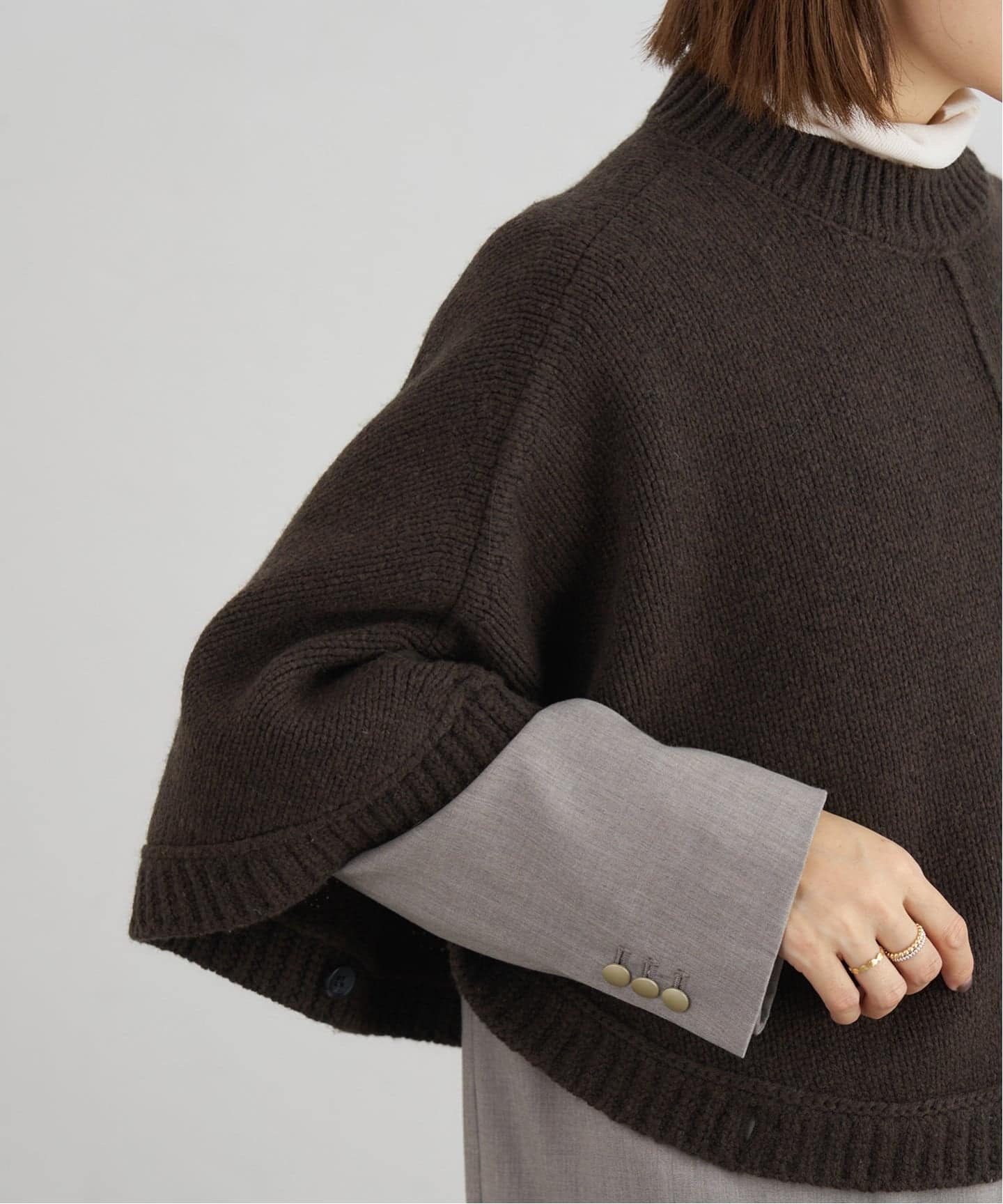 ポンチョプルオーバー（ニット／セーター）｜IENA（イエナ）の通販