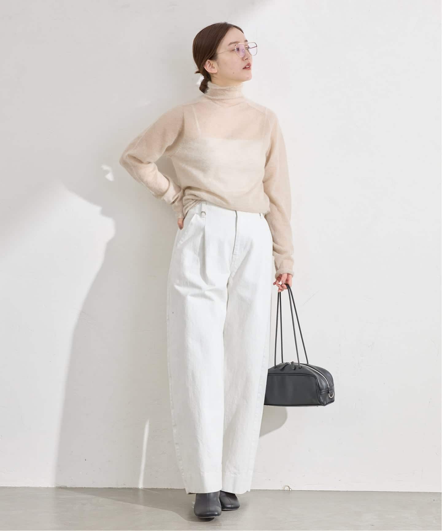 【新品タグ付き】IENA SUPER Kid MIX モヘアシアープルオーバー SUPER Kid MIX モヘアシアープルオーバー（ニット／セーター）｜IENA