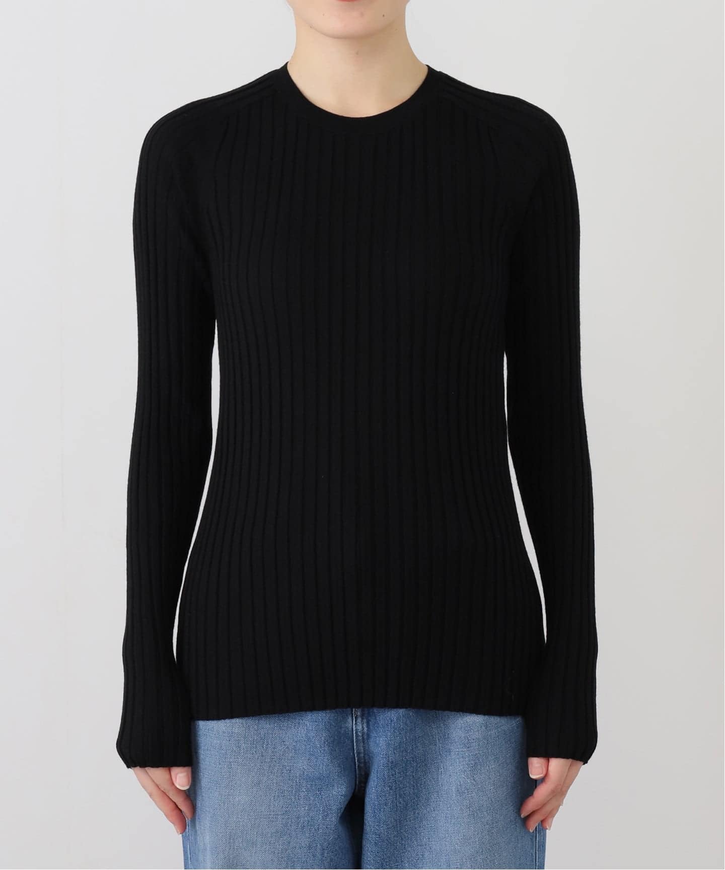 MaisonIENA ワイドリブプルオーバー（ニット／セーター）｜IENA