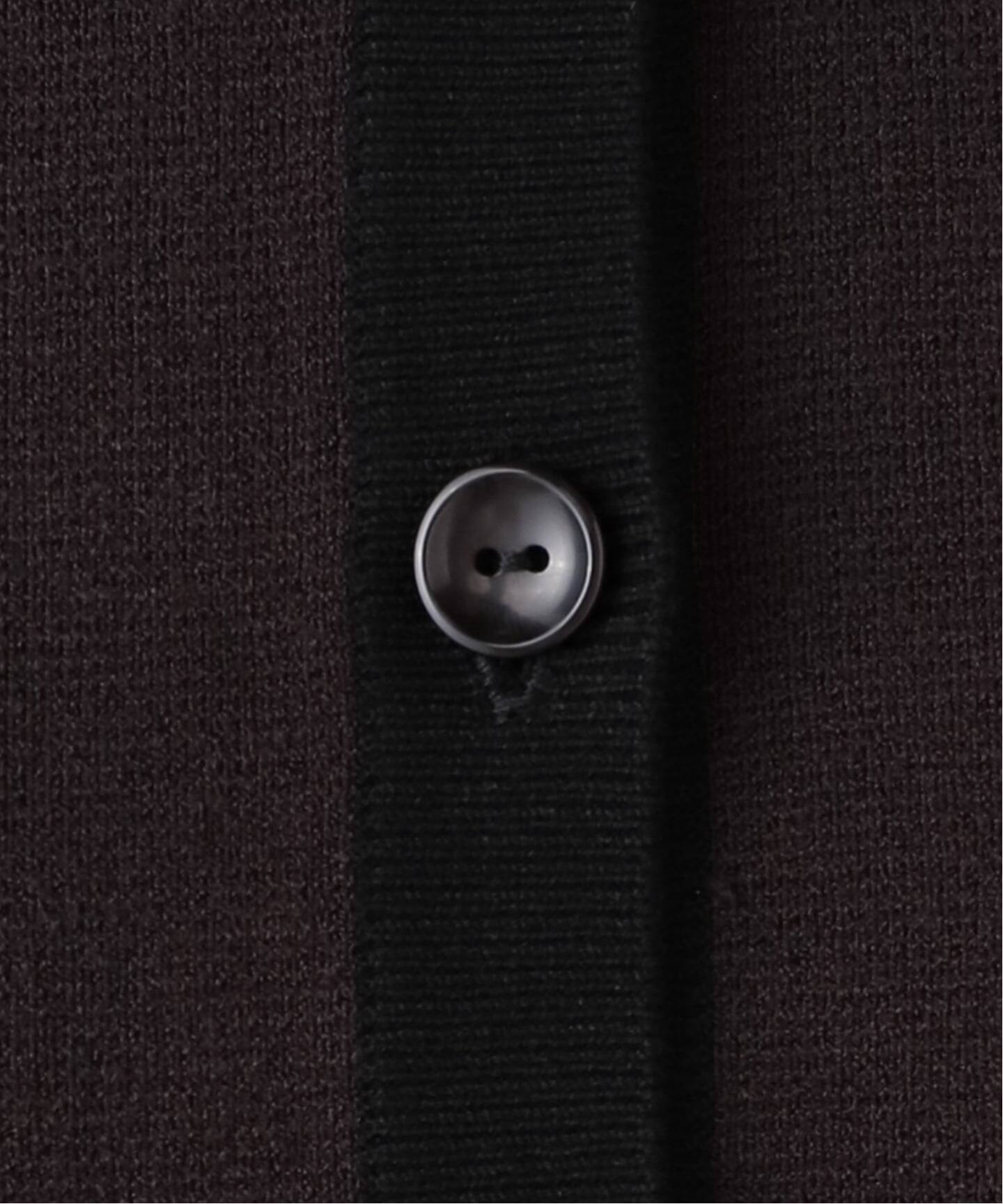 IENA 2025AW ポロシャツロングスリーブプルオーバー ブラック イエナ IENA ポロシャツロングプルオーバー （ブラック