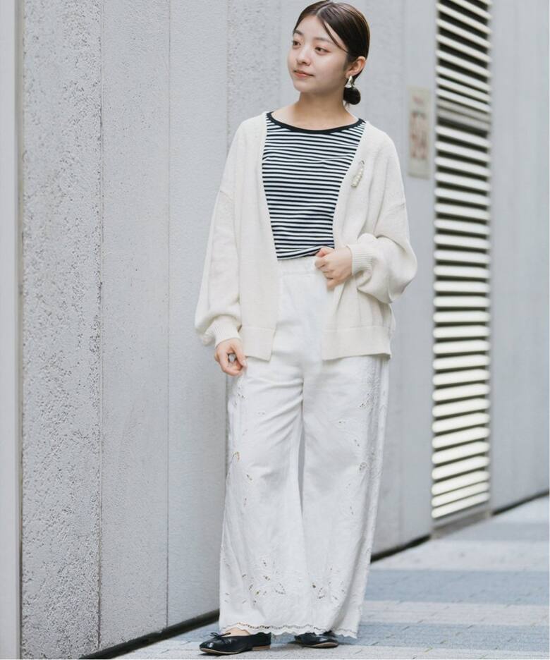 テープヤーン ピン付き カーディガン（カーディガン）｜IENA（イエナ  