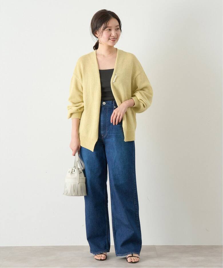 テープヤーン ピン付き カーディガン（カーディガン）｜IENA（イエナ  