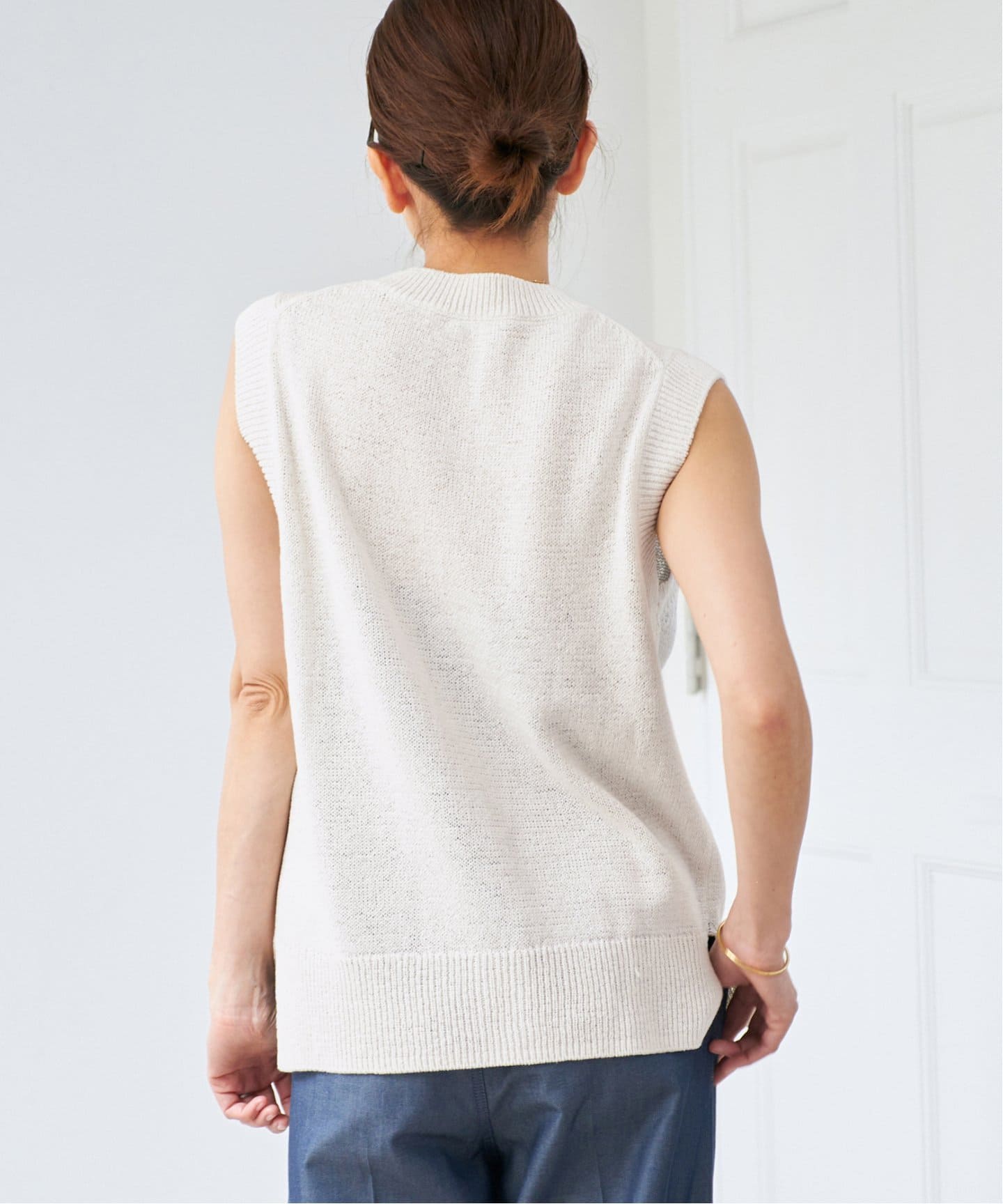 イエナ テープヤーン ジレ IENA（イエナ）の「テープヤーン ジレ（ベスト）」 - WEAR