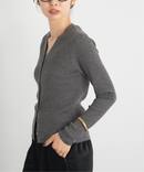 《追加》イタリア ヤーン RIB Vネックカーディガン