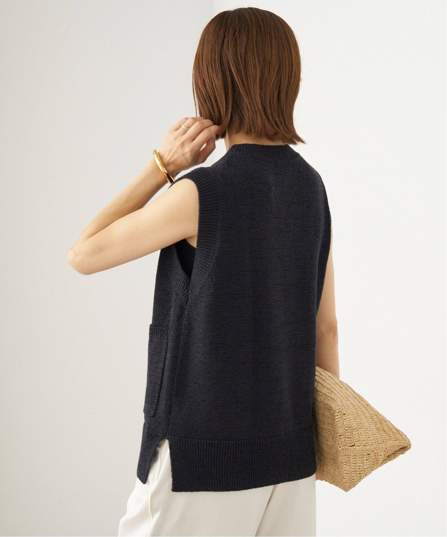人気完売品！IENA テープヤーンベスト　新品タグ付き IENA（イエナ）の「テープヤーンベスト（ベスト）」 - WEAR