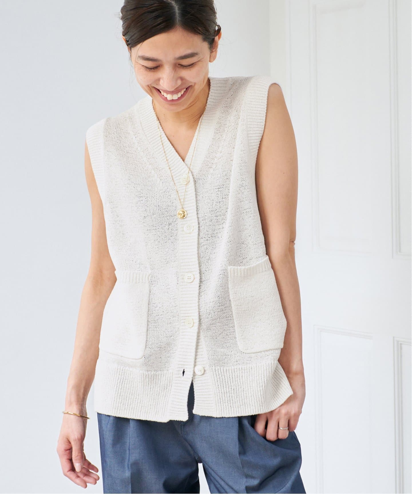 テープヤーンベスト テープヤーンベスト（ベスト） | THE SHOP TK(Women)（ザ