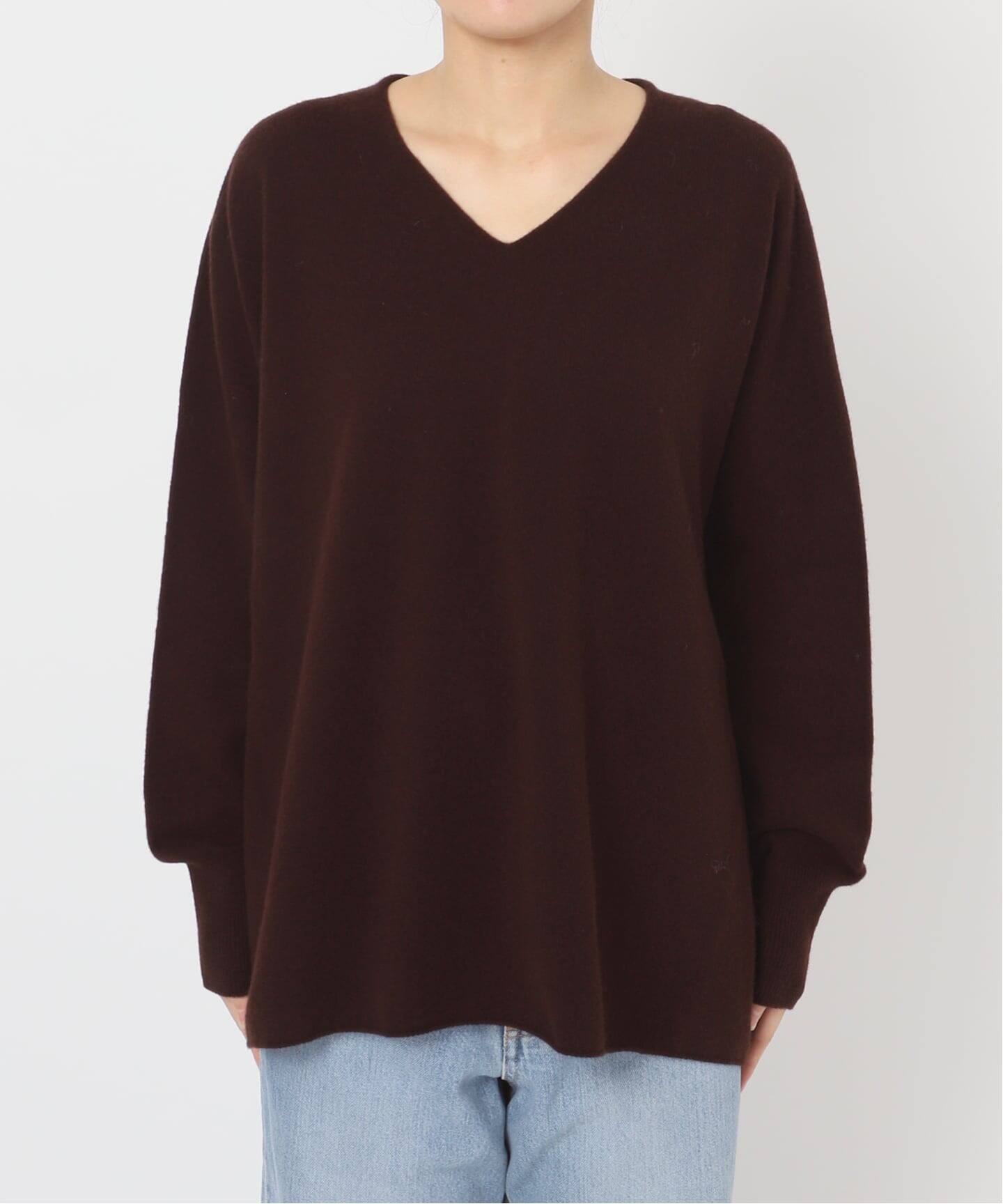 追加》Fineニュージーウール ニュアンス Vプルオーバー（ニット