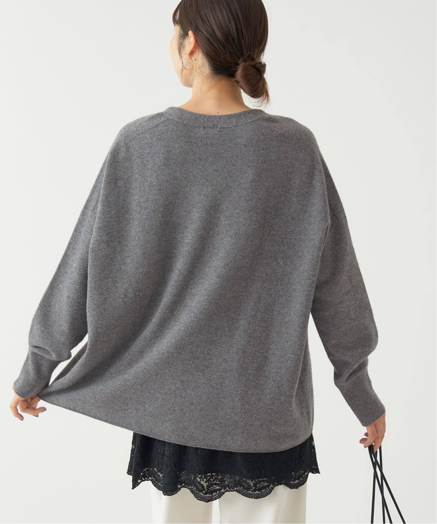 追加2》Fineニュージーウール ニュアンス Vプルオーバー（ニット