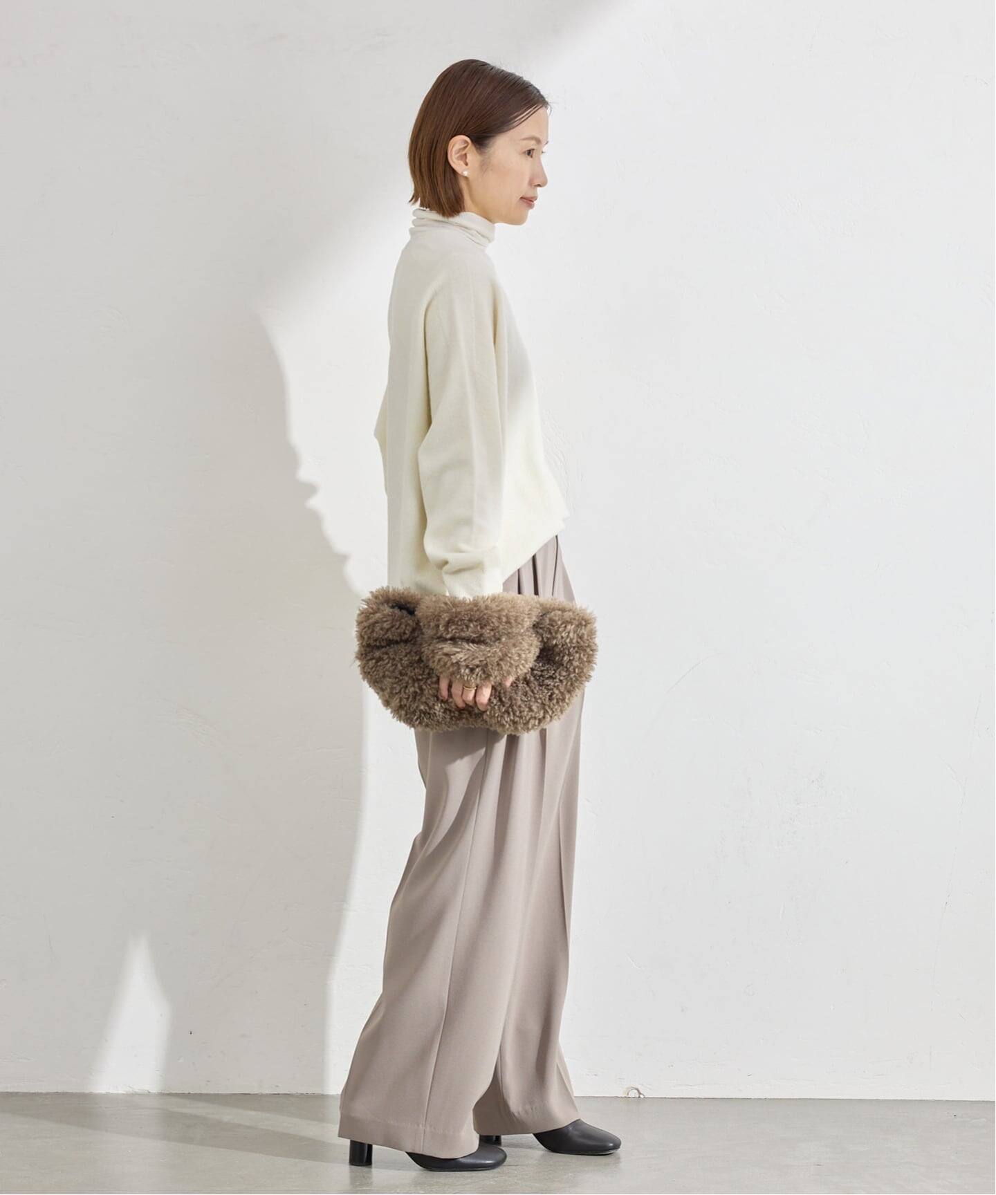 追加4》Fineニュージーウール ニュアンス Vプルオーバー（ニット