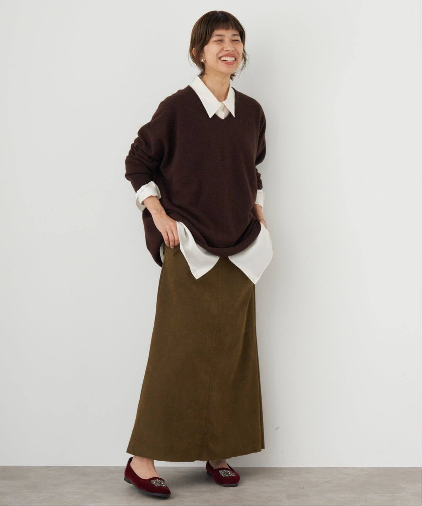 IENA ニュージーウールニュアンスVプルオーバー イエナ IENA 《追加》Fineニュージーウール ニュアンス Vプルオーバー