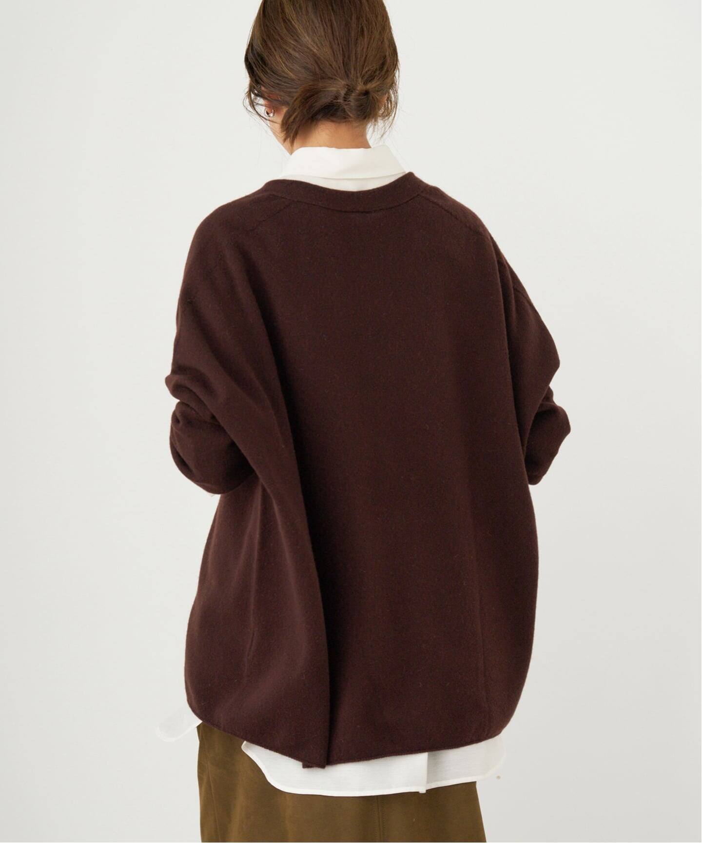 追加3》Fineニュージーウール ニュアンス Vプルオーバー（ニット