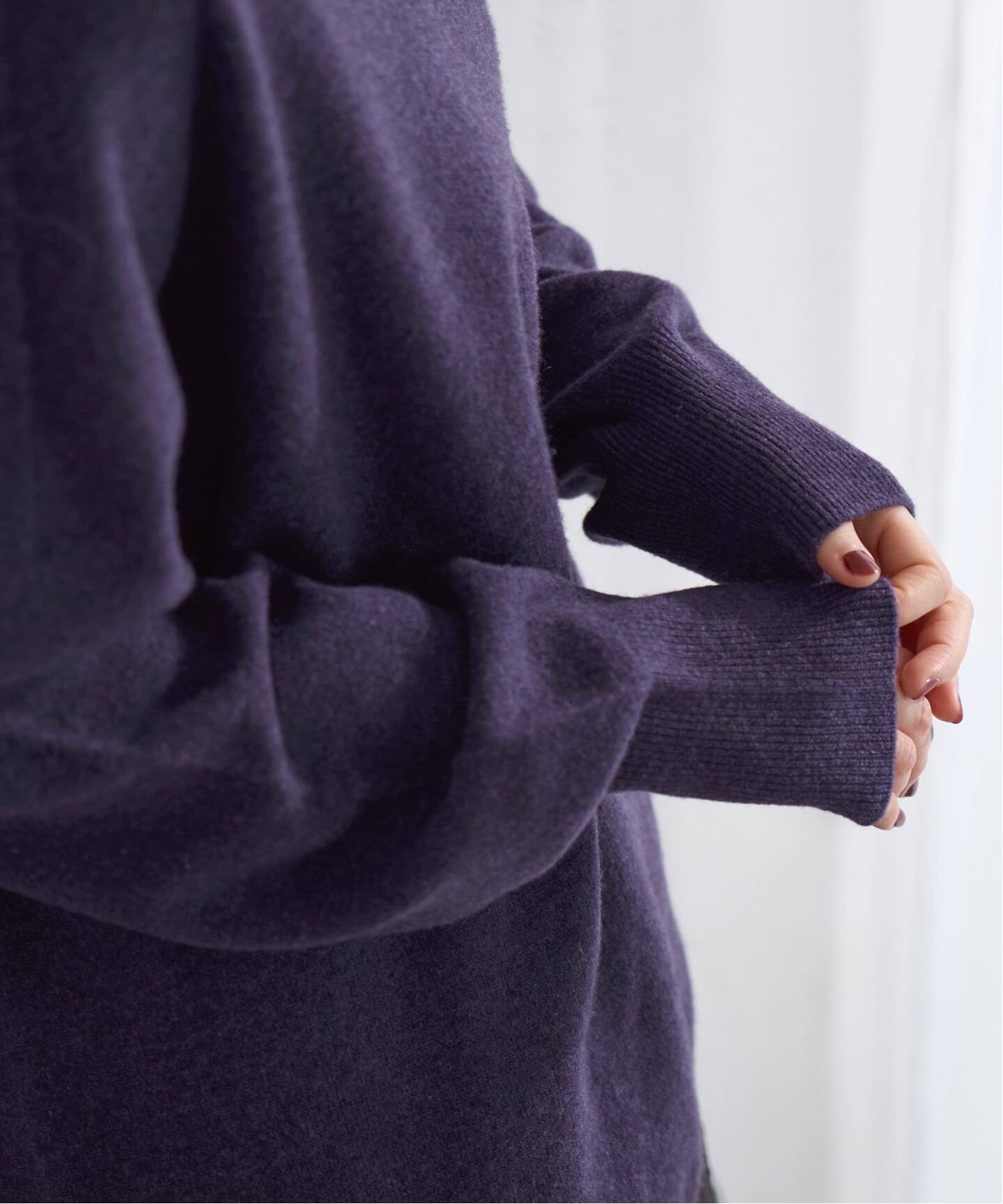 追加3》Fineニュージーウール ニュアンス Vプルオーバー（ニット