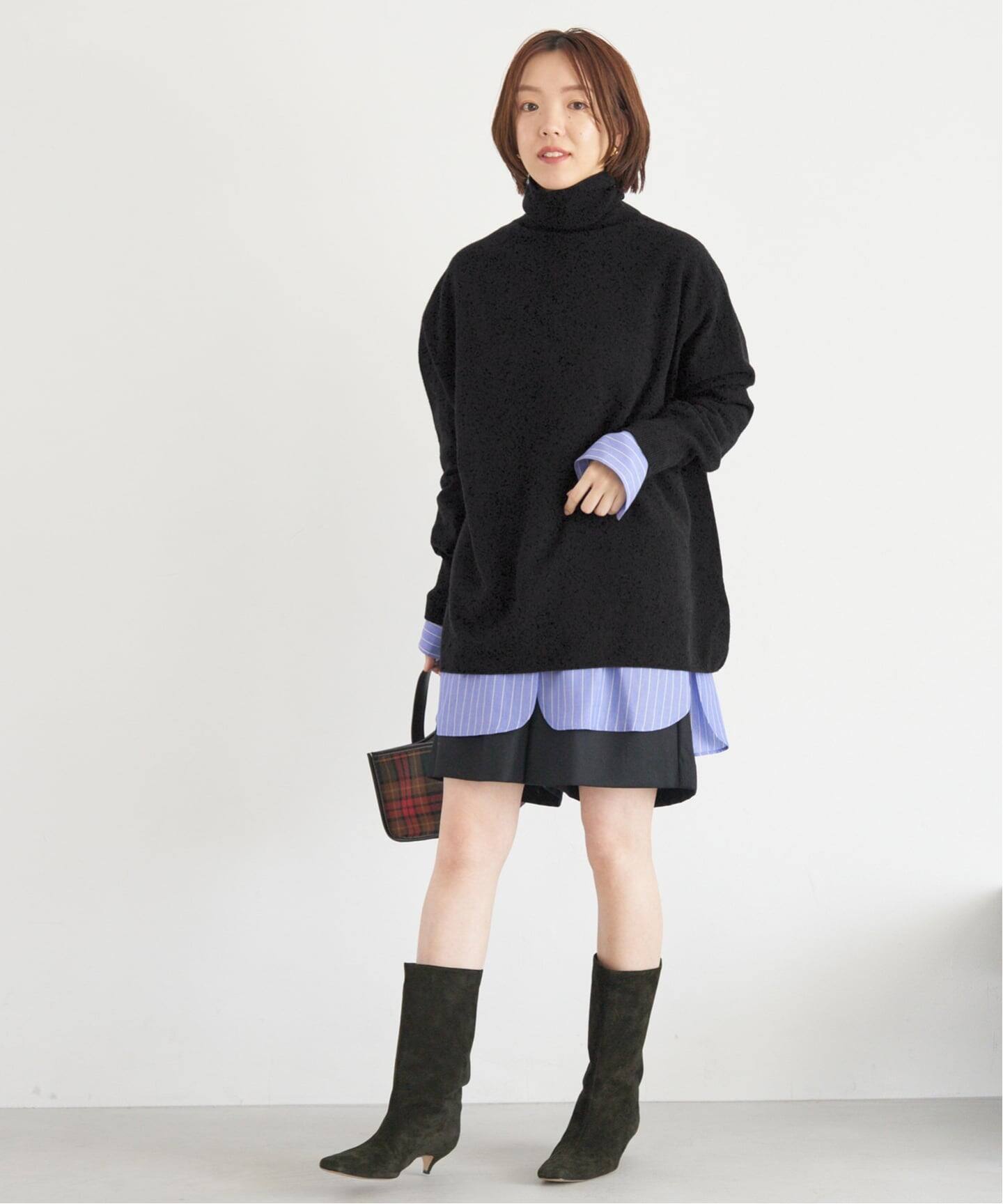 Fineニュージーウール ハイネックプルオーバー（ニット／セーター