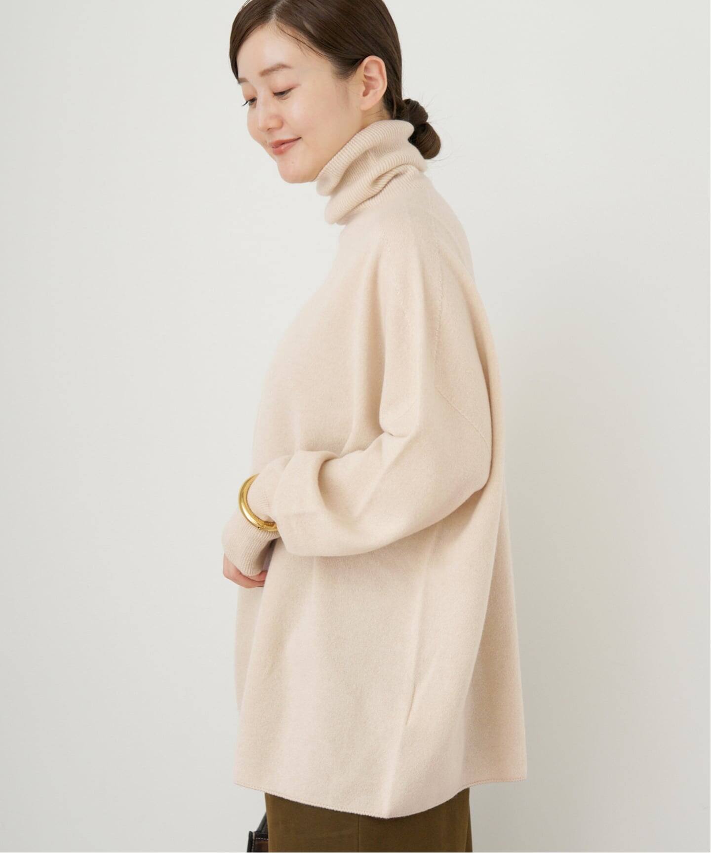 Fineニュージーウール ハイネックプルオーバー（ニット／セーター