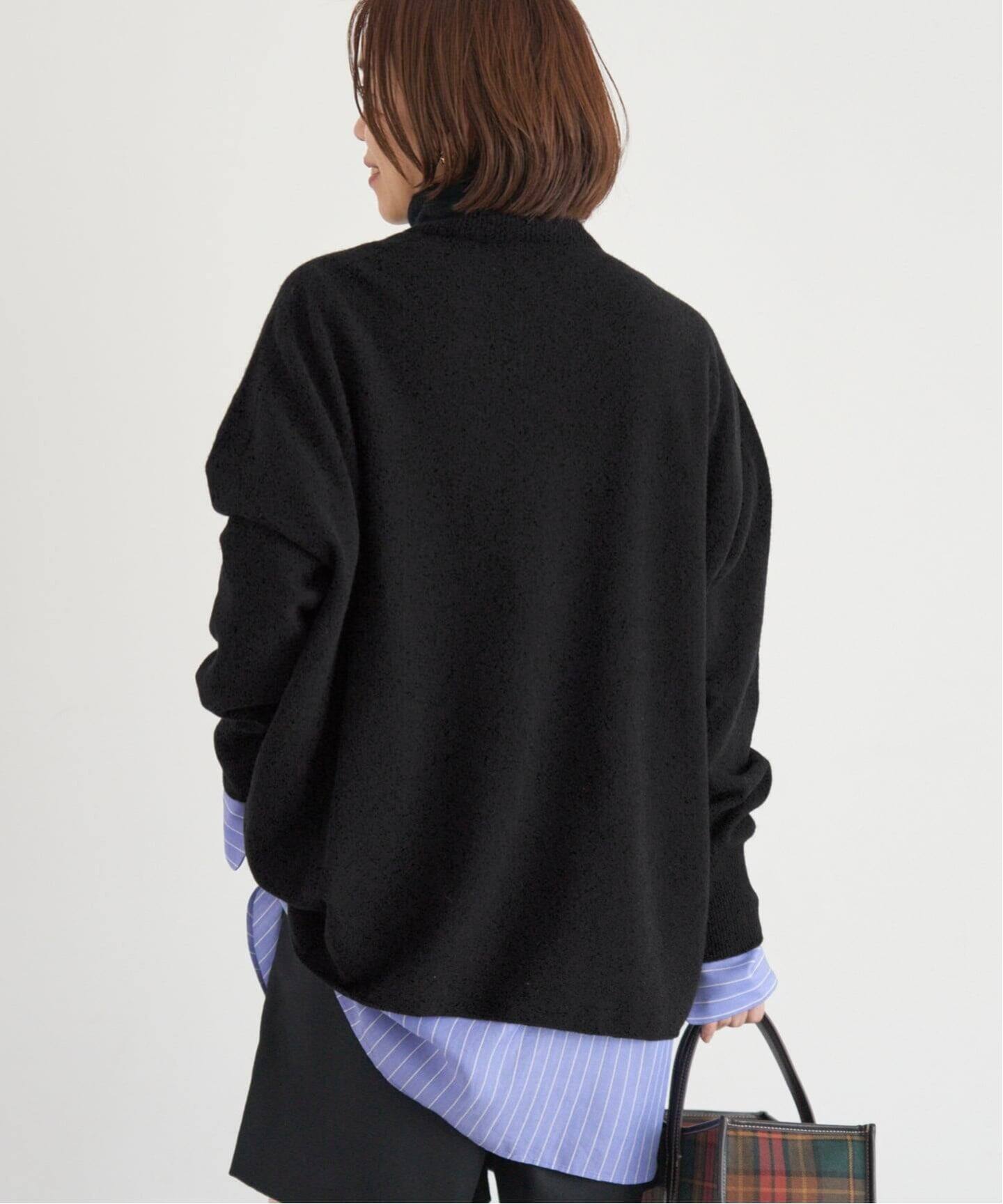 追加》Fineニュージーウール ハイネックプルオーバー（ニット