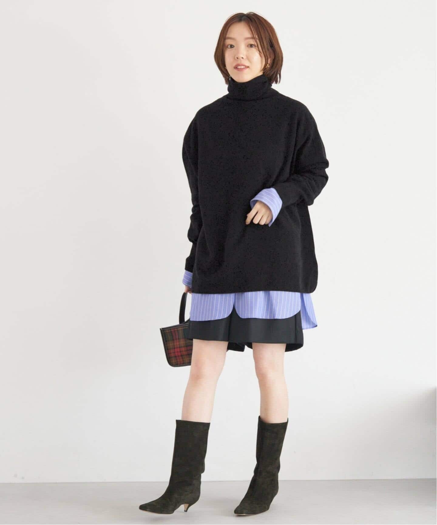 新品　イエナ　Fineニュージーウール ハイネックプルオーバー　ニット　2025 Fineニュージーウール ハイネックプルオーバー（ニット／セーター