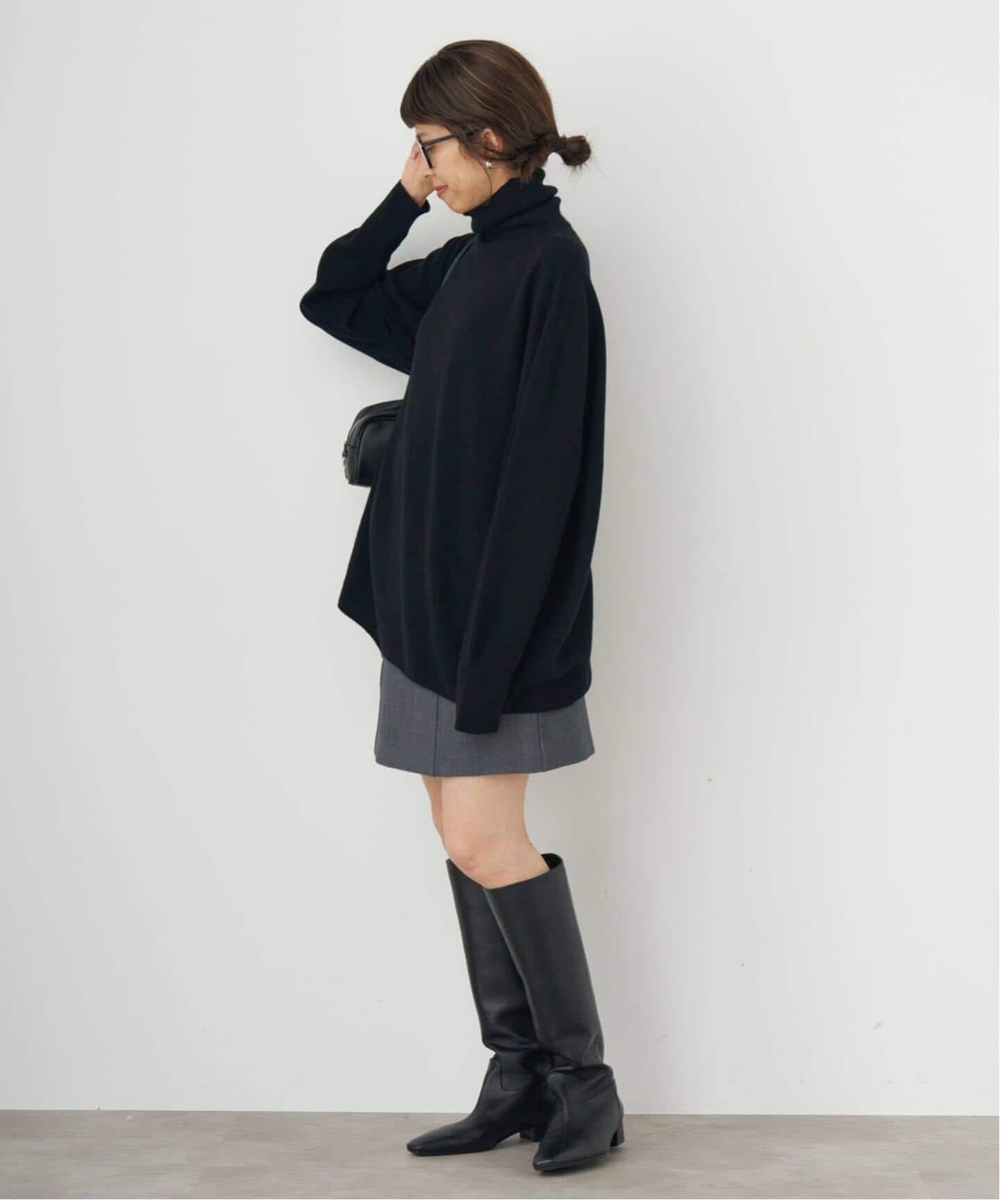 追加》Fineニュージーウール ハイネックプルオーバー（ニット