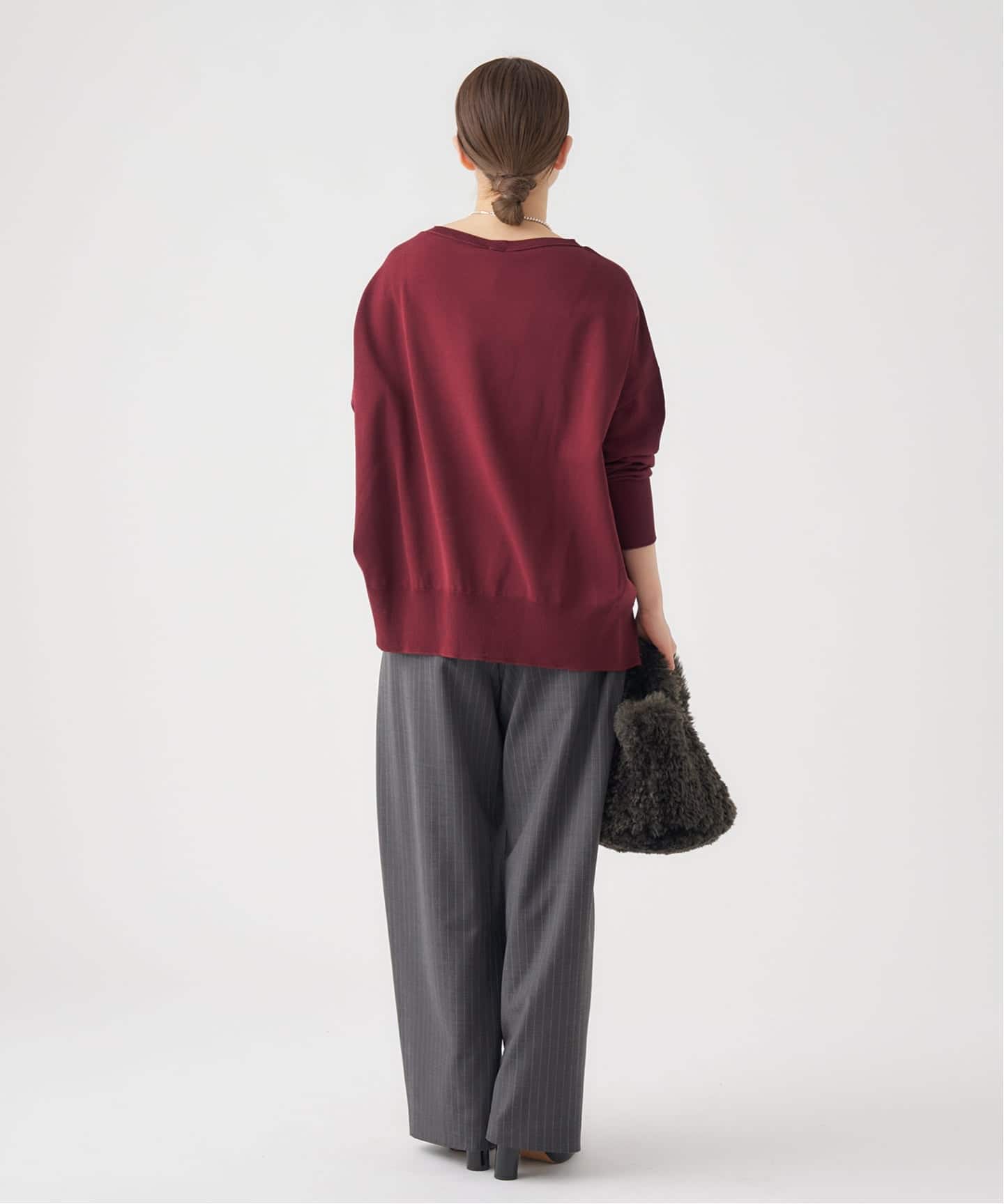 WEB限定/追加2》コットンストレッチ NEO2 ワイド長袖プルオーバー