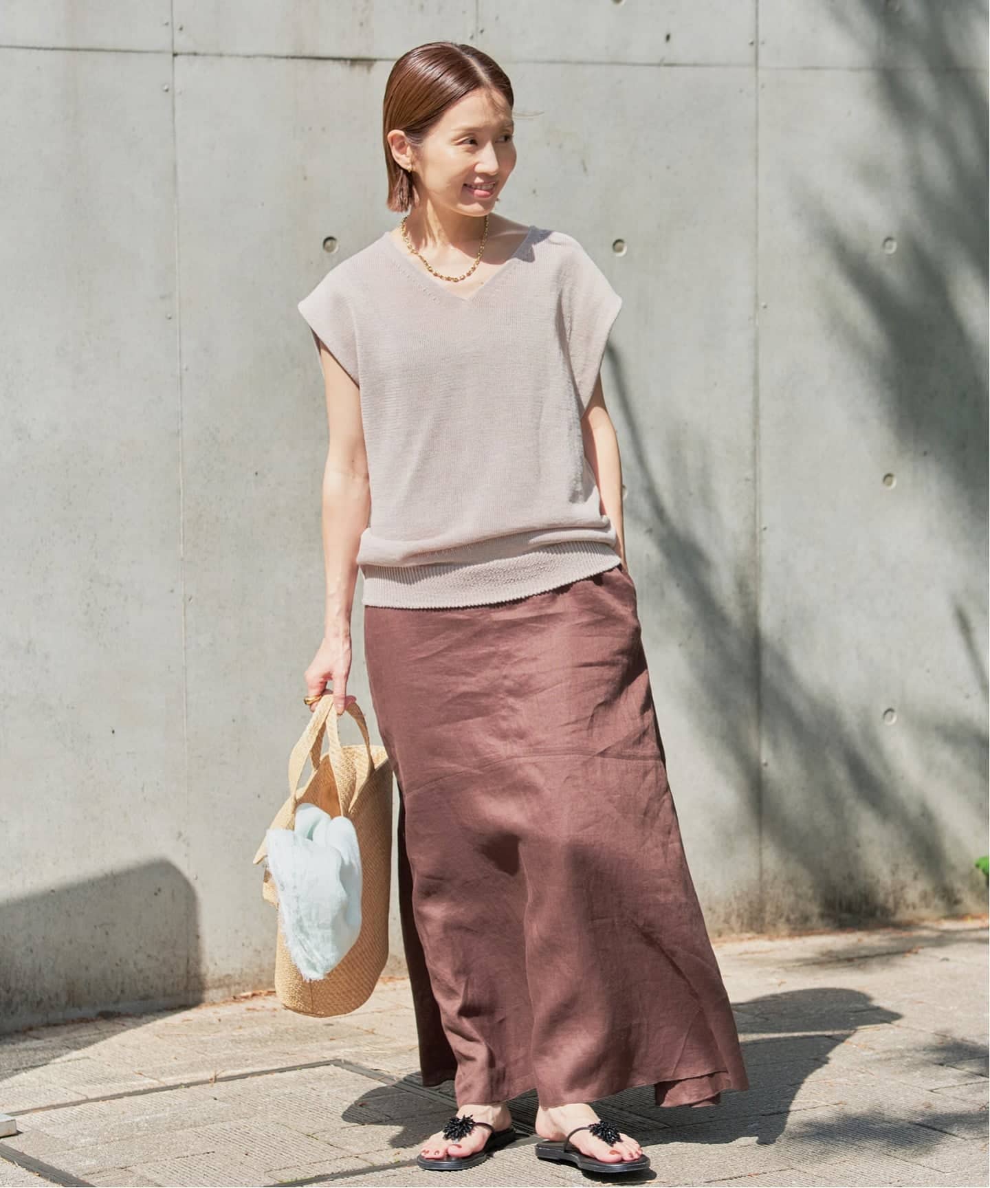 コットンギマ フレンチプルオーバー（ニット／セーター）｜IENA