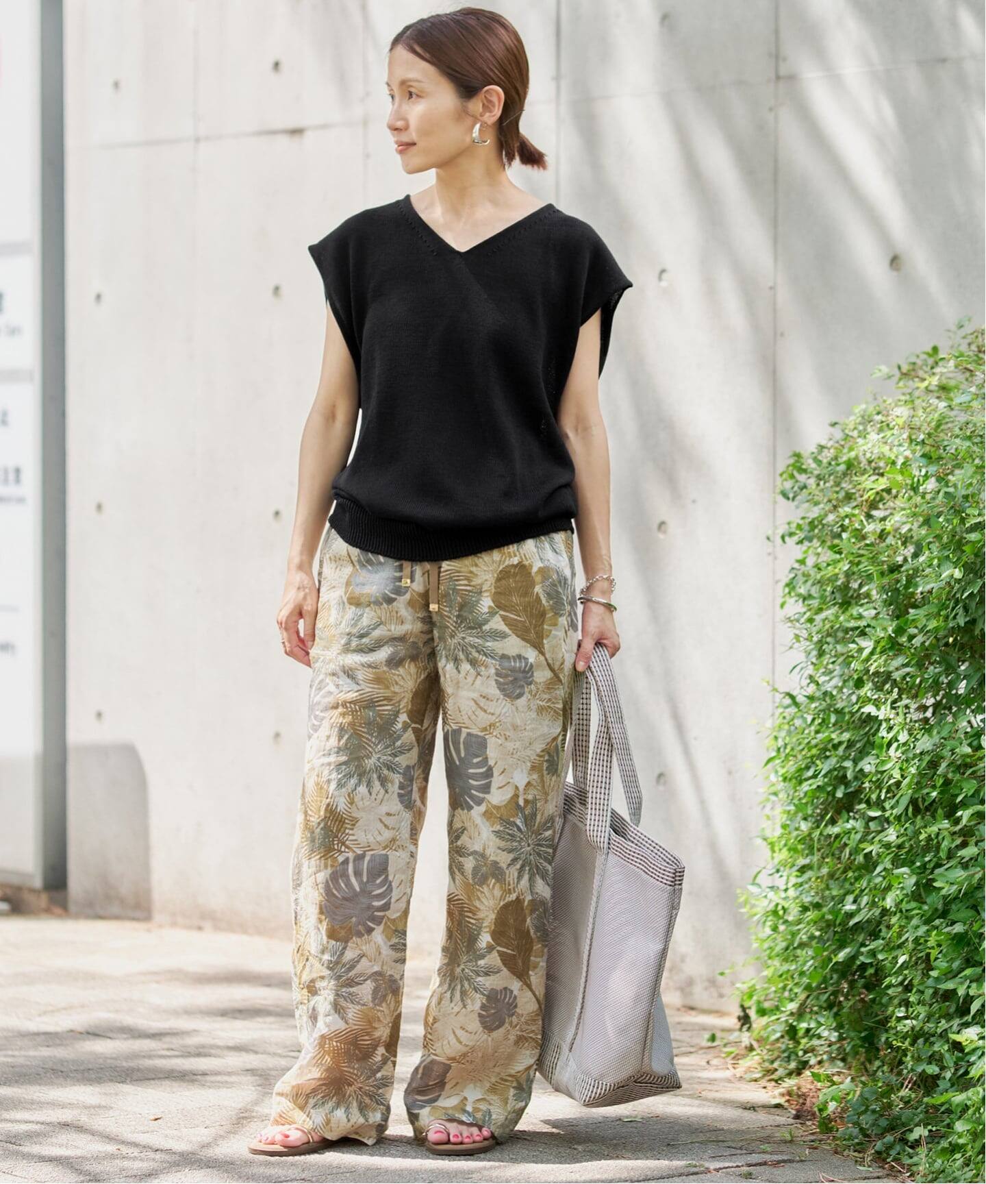 IENA コットンギマフレンチプルオーバー コットンギマ フレンチプルオーバー（ニット/セーター）｜IENA