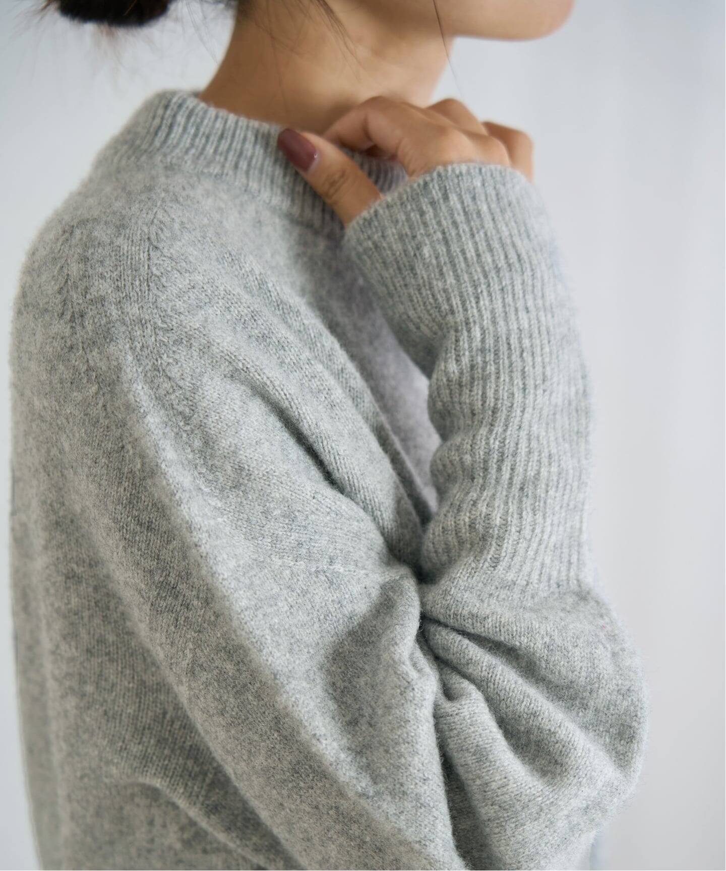 WEB限定/追加》ウールカシミヤ チュニックワンピース（ニット