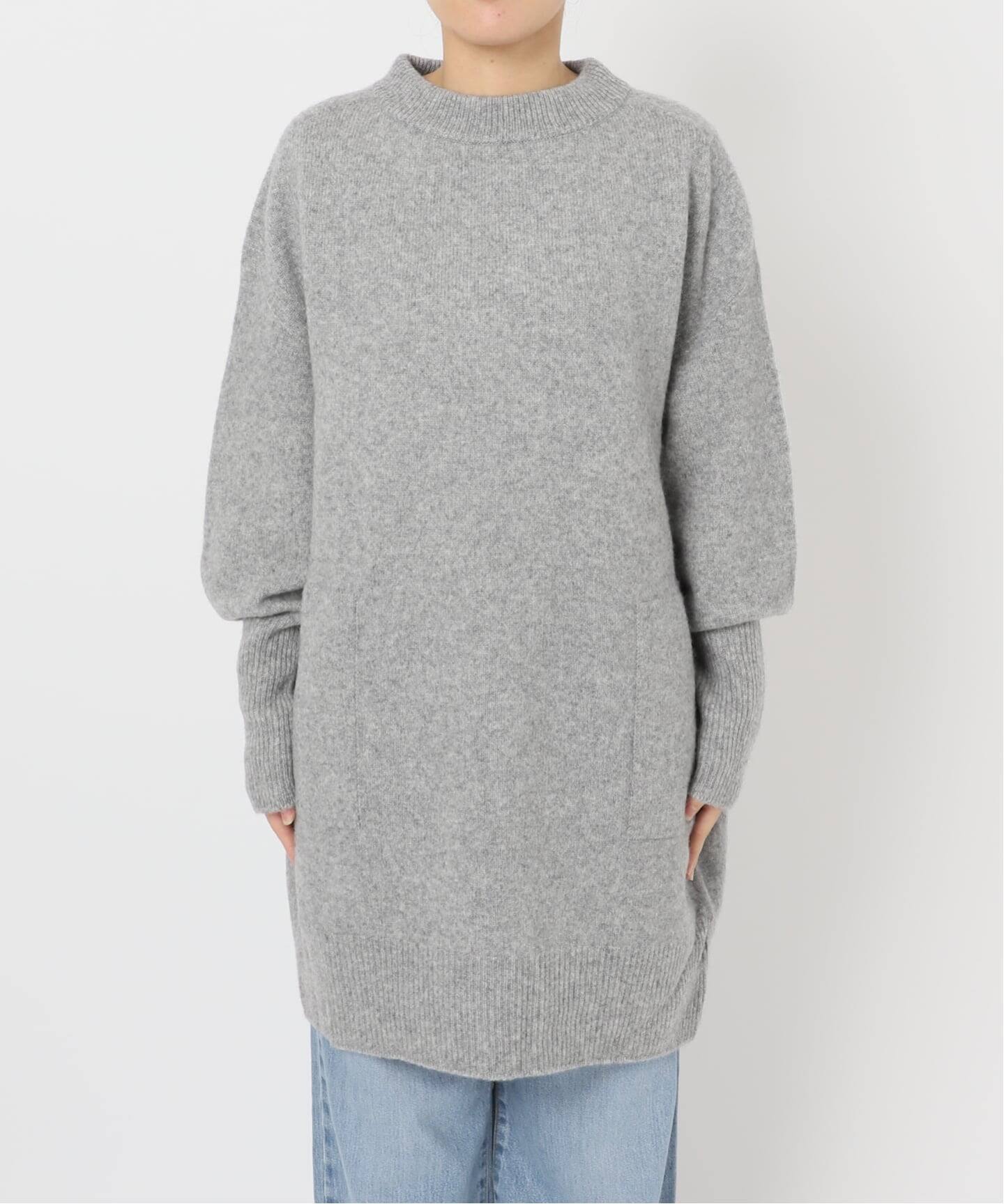 WEB限定/追加》ウールカシミヤ チュニックワンピース（ニット