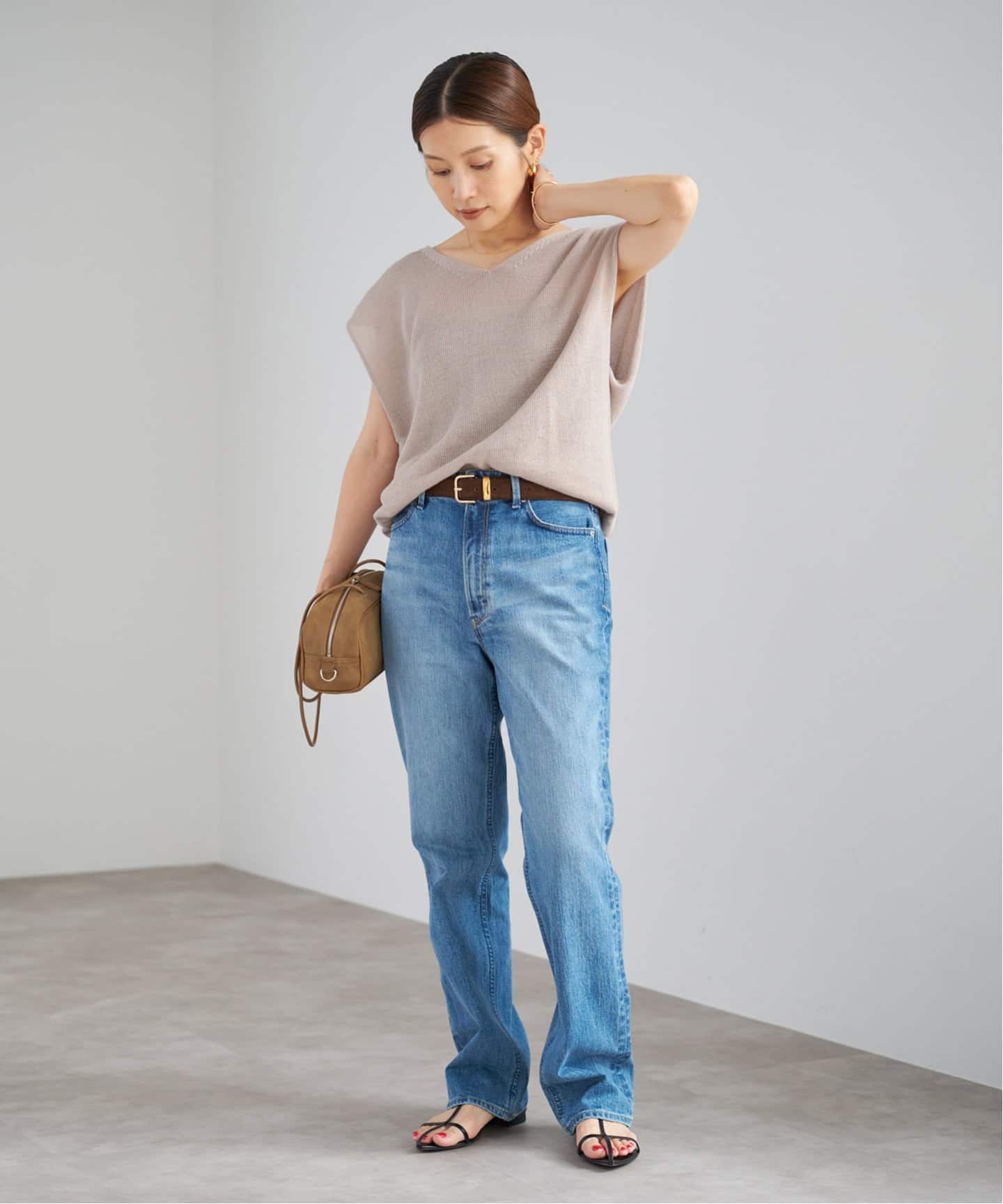 IENA コットンギマ フレンチプルオーバー ◆ベージュ IENA｜コットンギマ フレンチプルオーバー | Rakuten Fashion